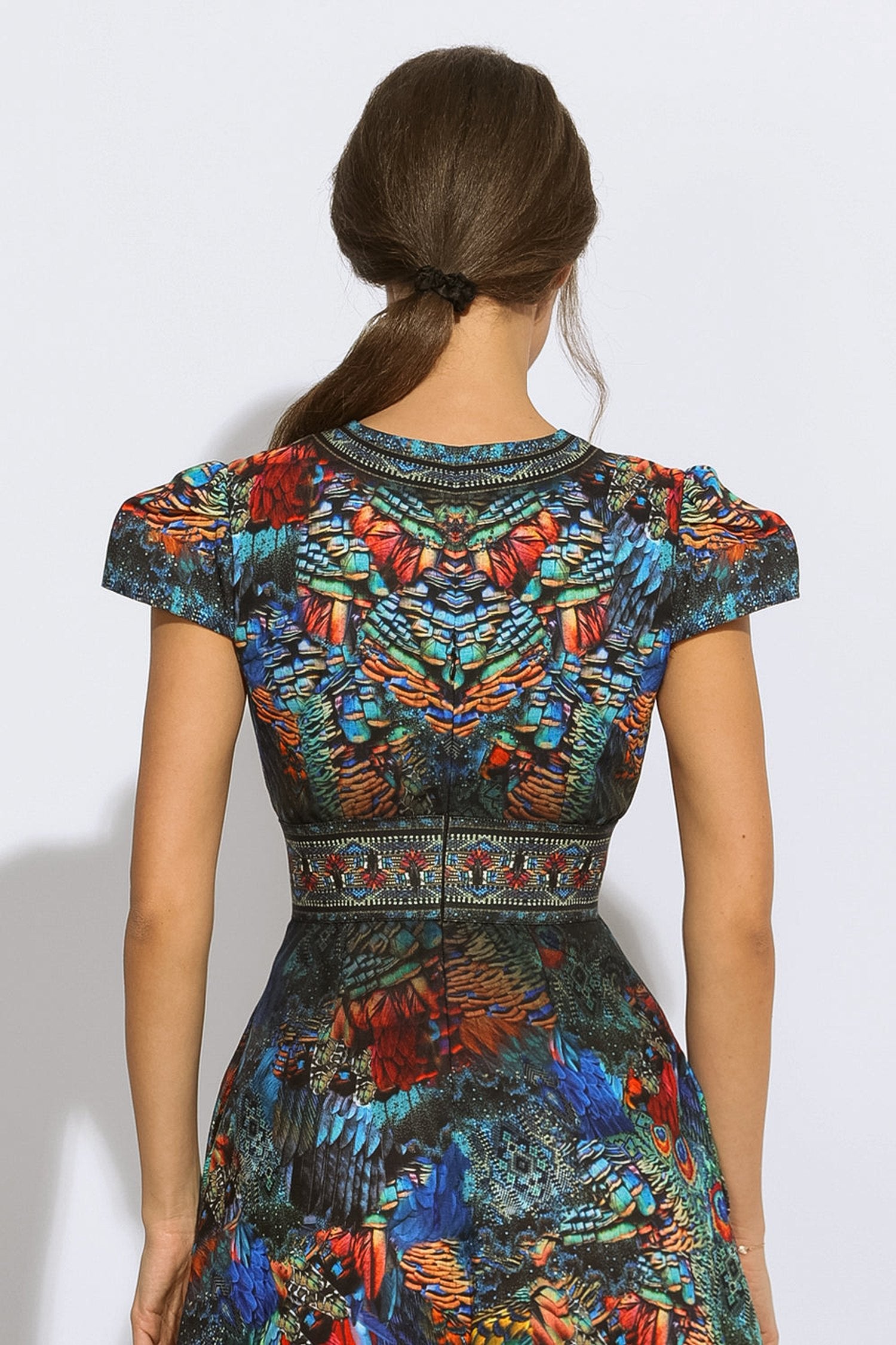 ДЪЛГА РОКЛЯ С УСЕЩАНЕ ЗА ЛЕН - AMAZONIA