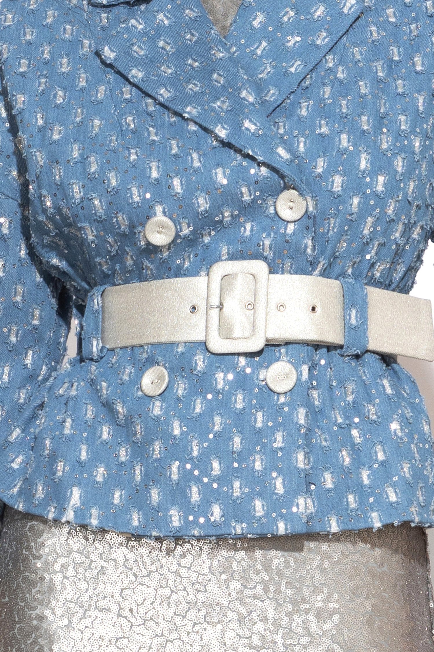 ЯКЕ ОТ ДЕНИМ С БРОКАТ - ESSENTIALS