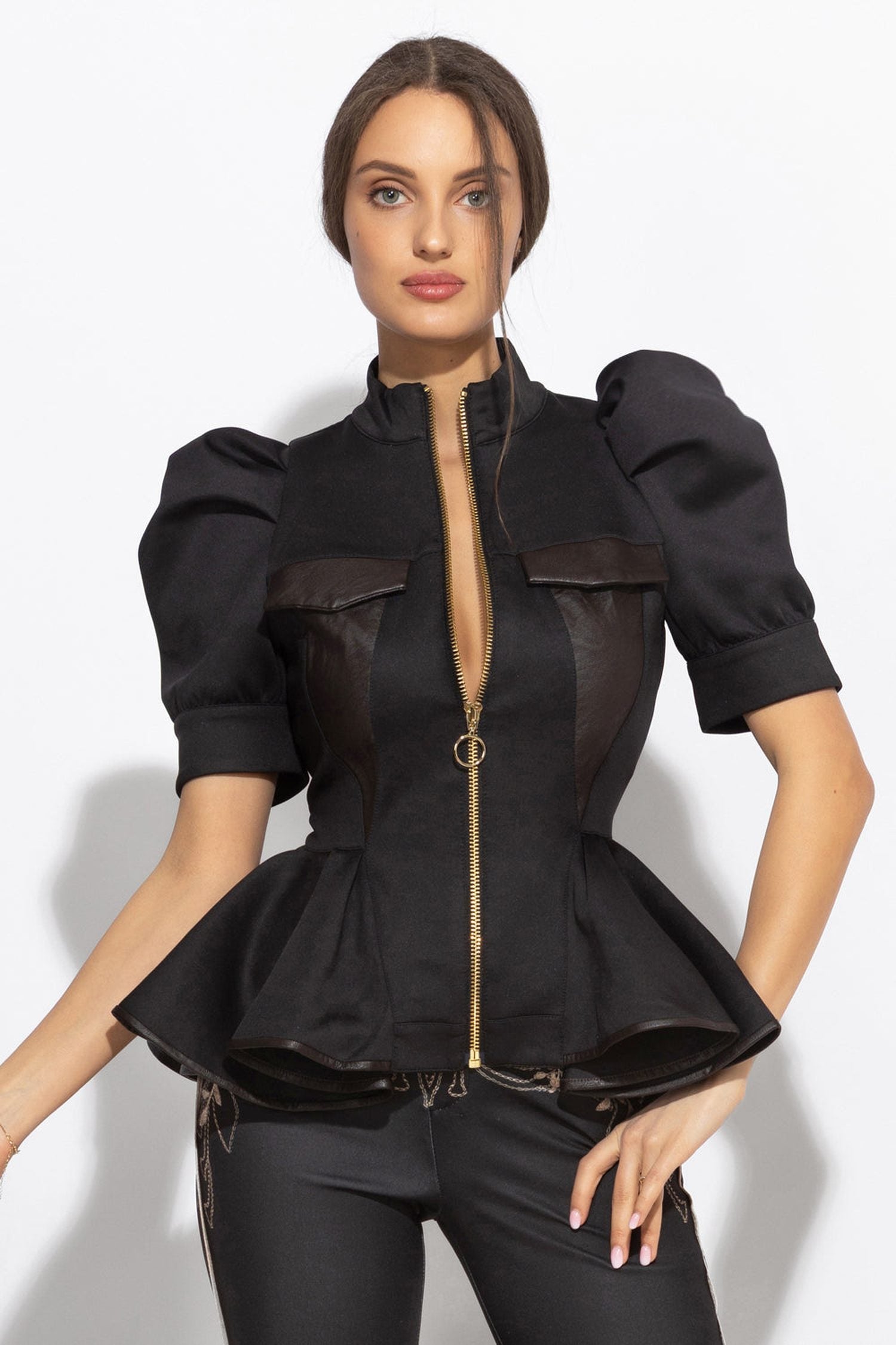 BUFFER SLEEVE BLAZER - ESSENTIALS JIORO БЛЕЙЗЕР С БУФАН РЪКАВ - ESSENTIALS JIORO