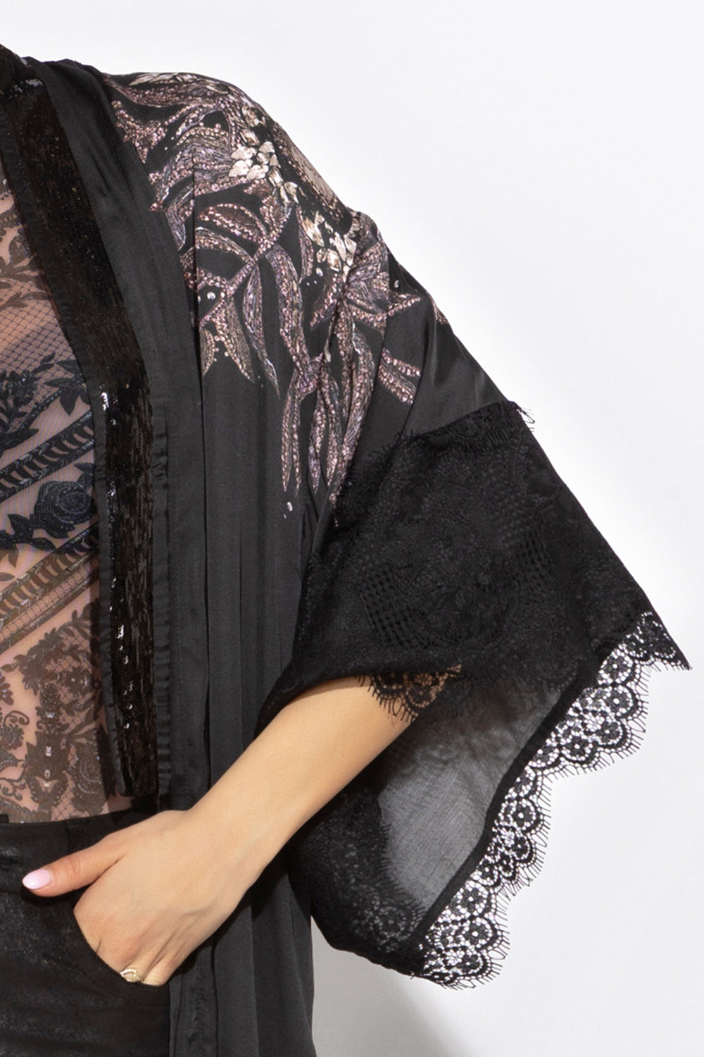 КИМОНО ОТ ВИСКОЗА - STAR DUST