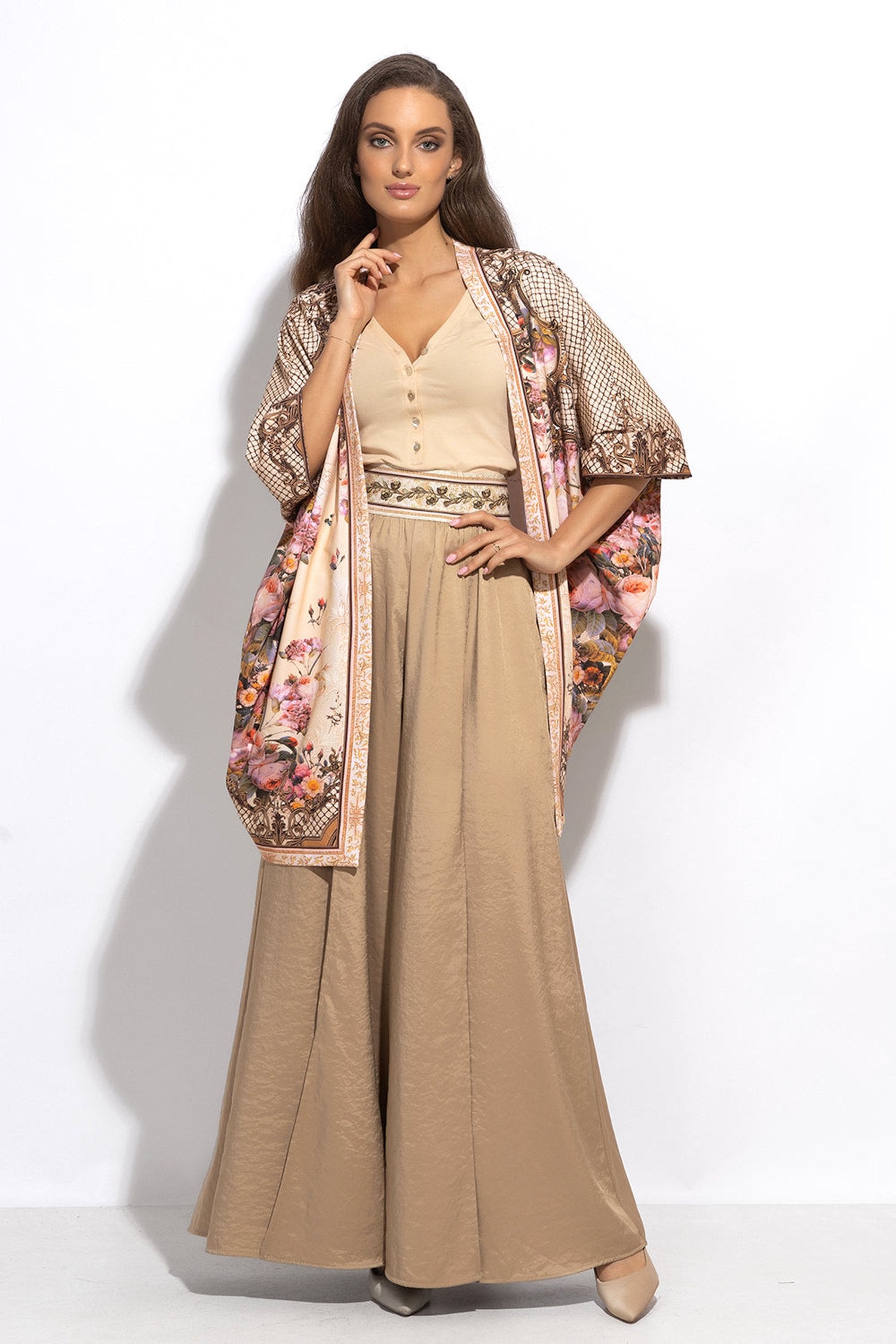 ЖИЛЕТКА ОТ ФРЕНЧ ТЕРИ - BAROQUE FLOWERS