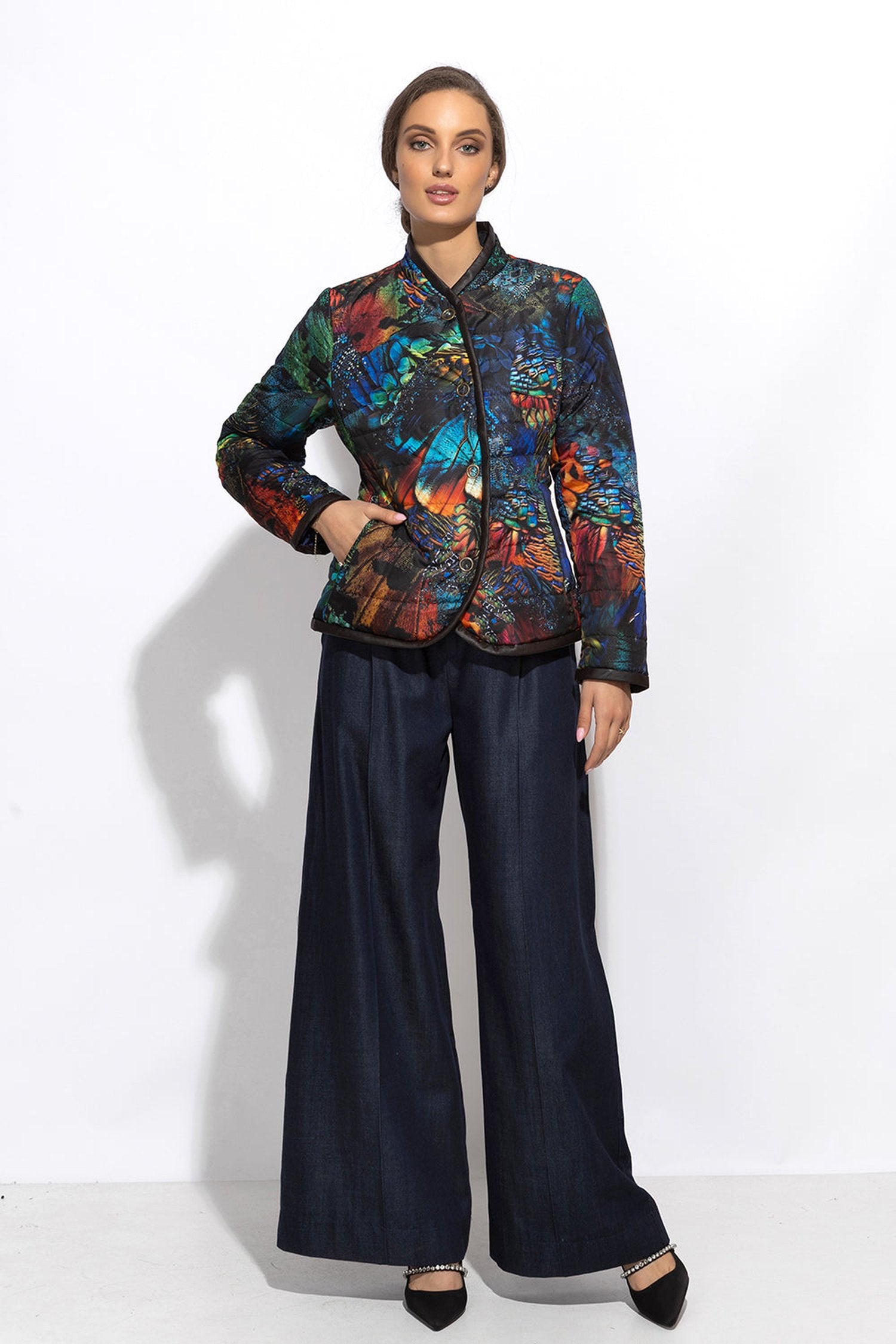LIGHTLY COATED JACKET WITH QUILTED LINING - AMAZONIA
