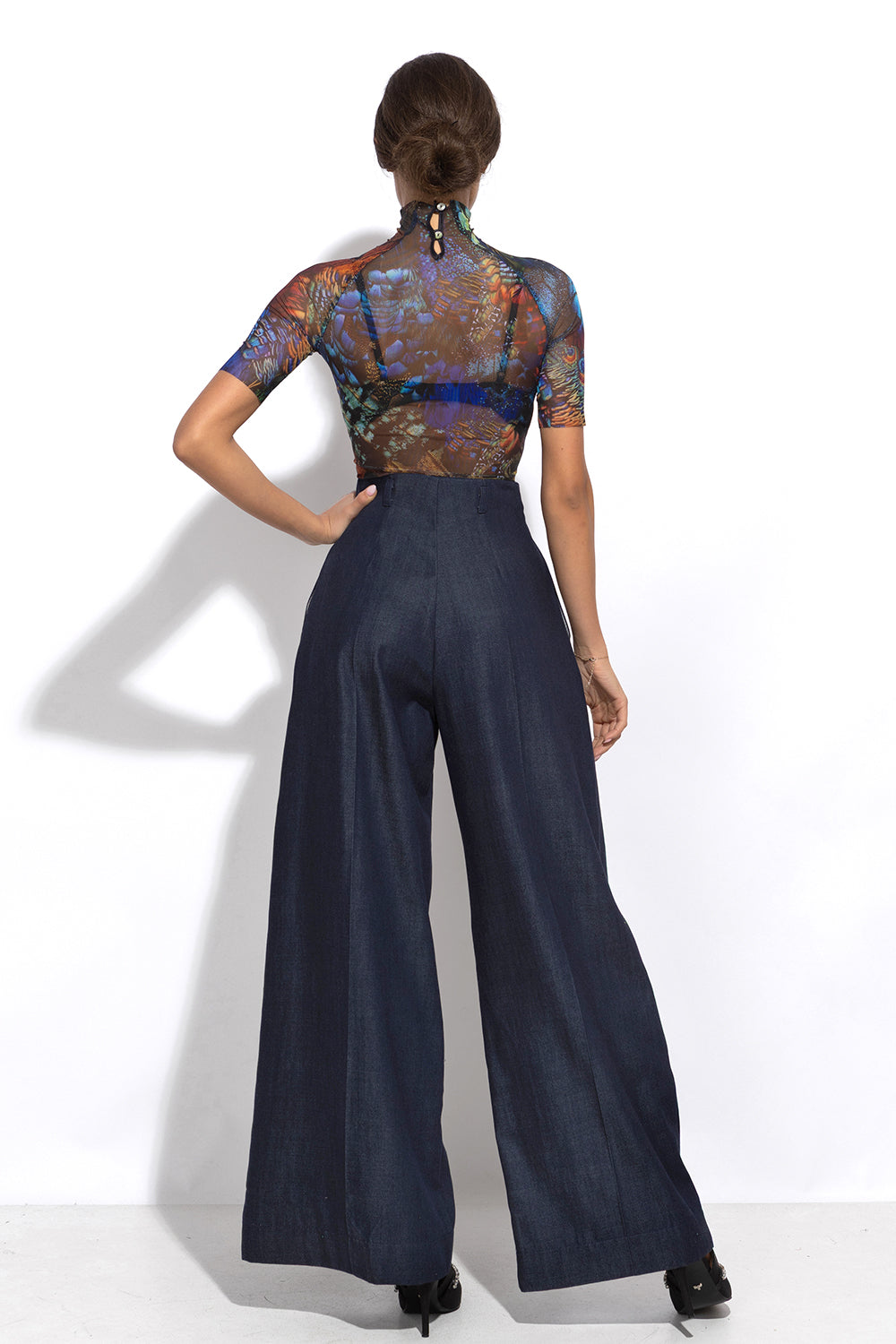 SHORT SLEEVE MESH BODYSUIT - AMAZONIA