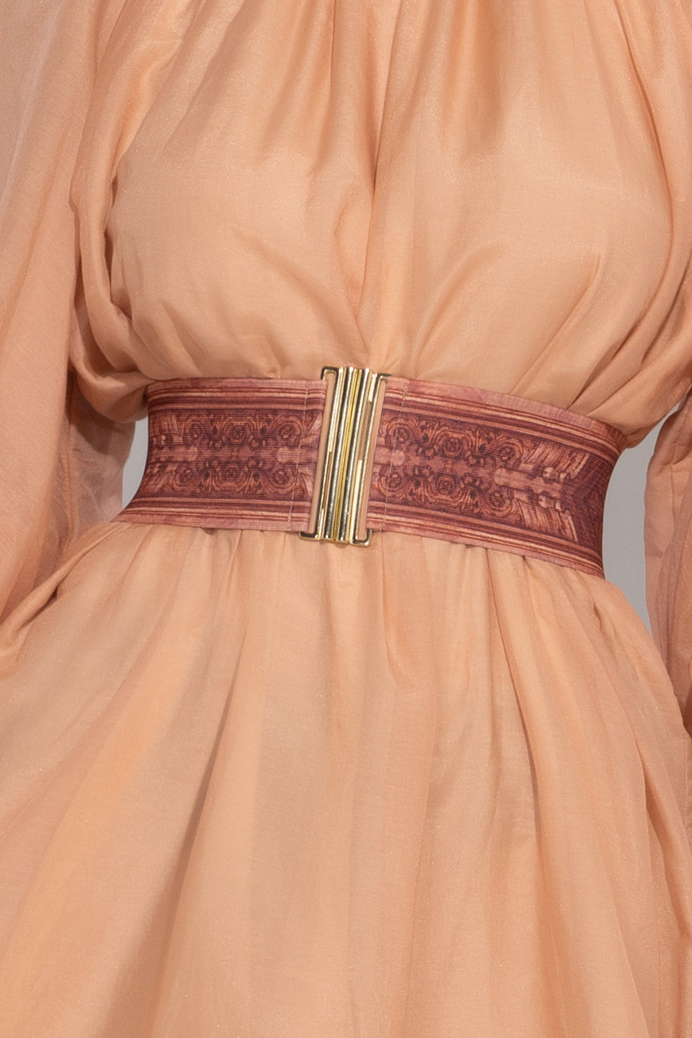 WIDE ELASTIC BELT WITH BUCKLE - ANCIENT TOWN