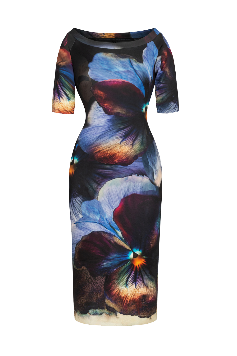 OPEN SHOULDERS DRESS - VIOLET