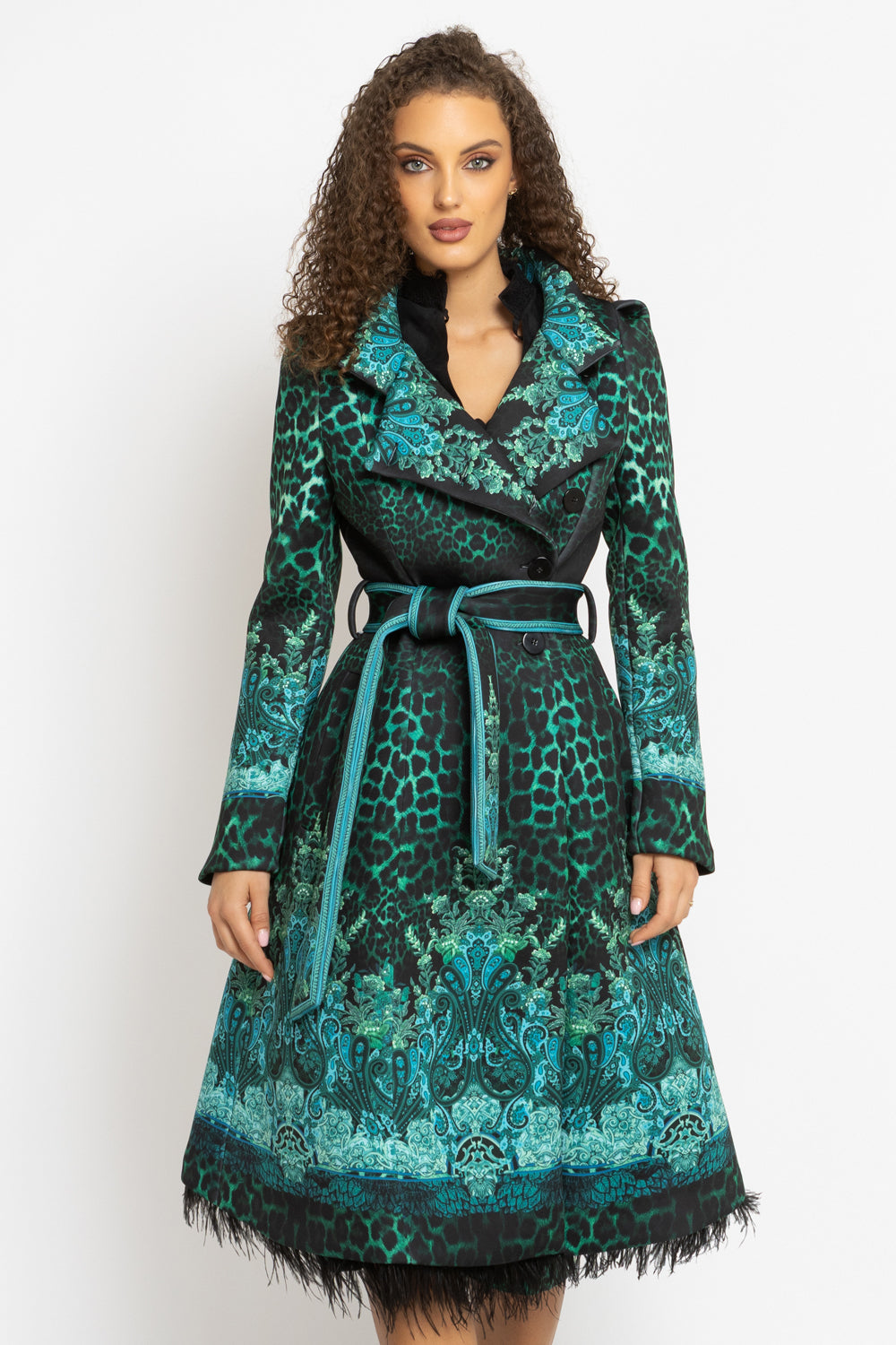 COAT - LEO NEON GREEN JIORO МАНТО - LEO NEON GREEN JIORO