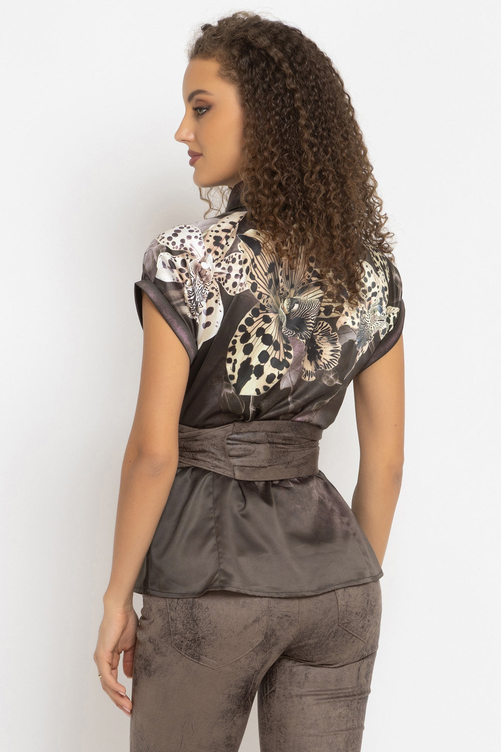 РИЗА С РЕГЛАН РЪКАВ - LEO ORCHID