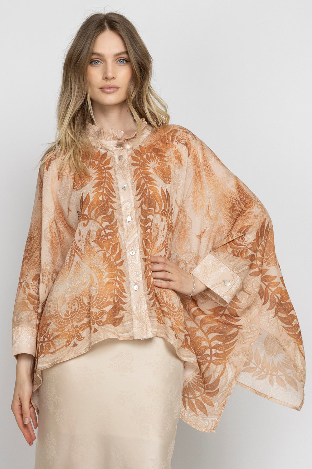 BOXY TUNIC - SUNSET JIORO ТУНИКА СЪС СВОБОДЕН СИЛУЕТ - SUNSET JIORO