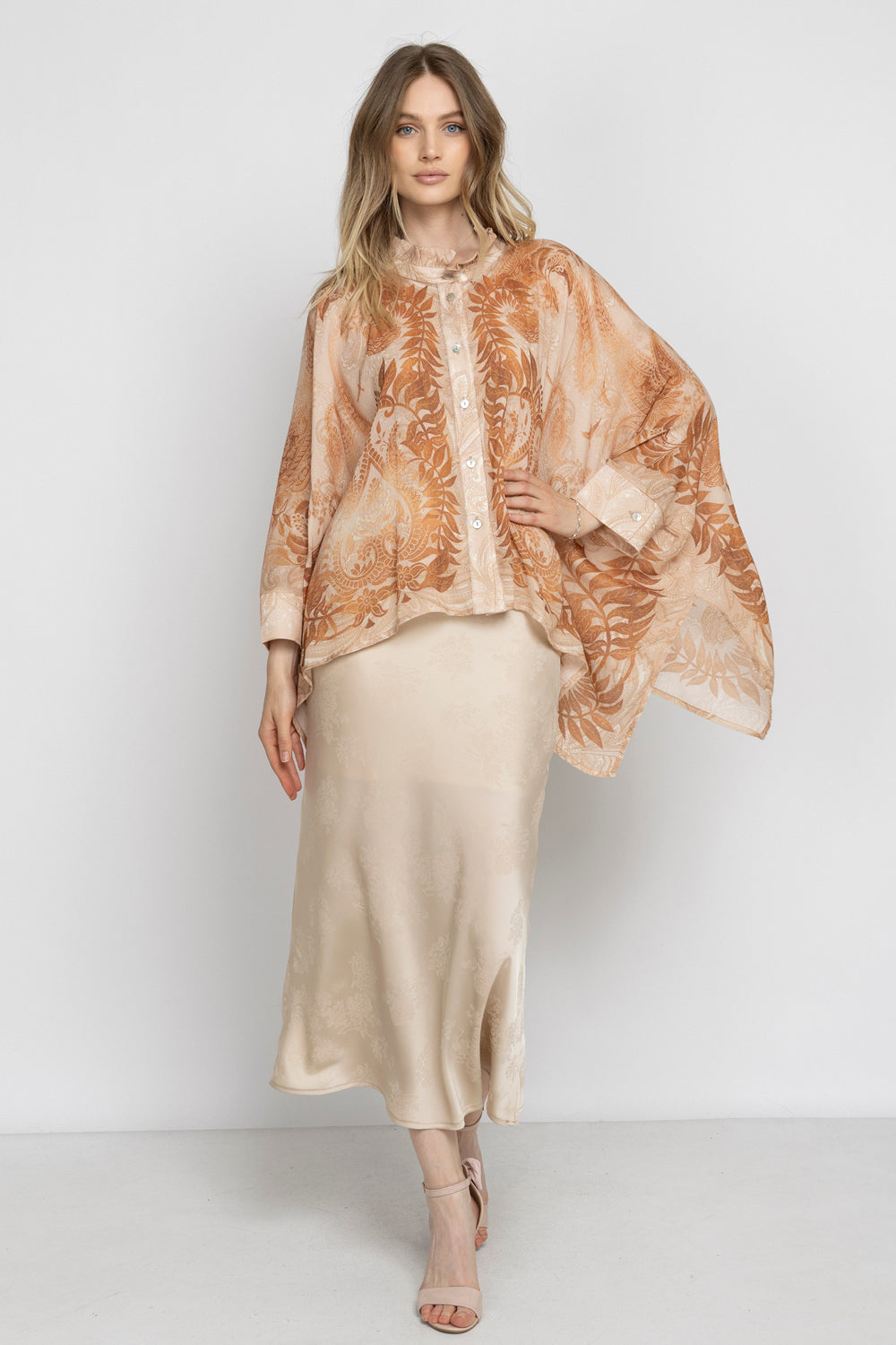 BOXY TUNIC - SUNSET JIORO ТУНИКА СЪС СВОБОДЕН СИЛУЕТ - SUNSET JIORO