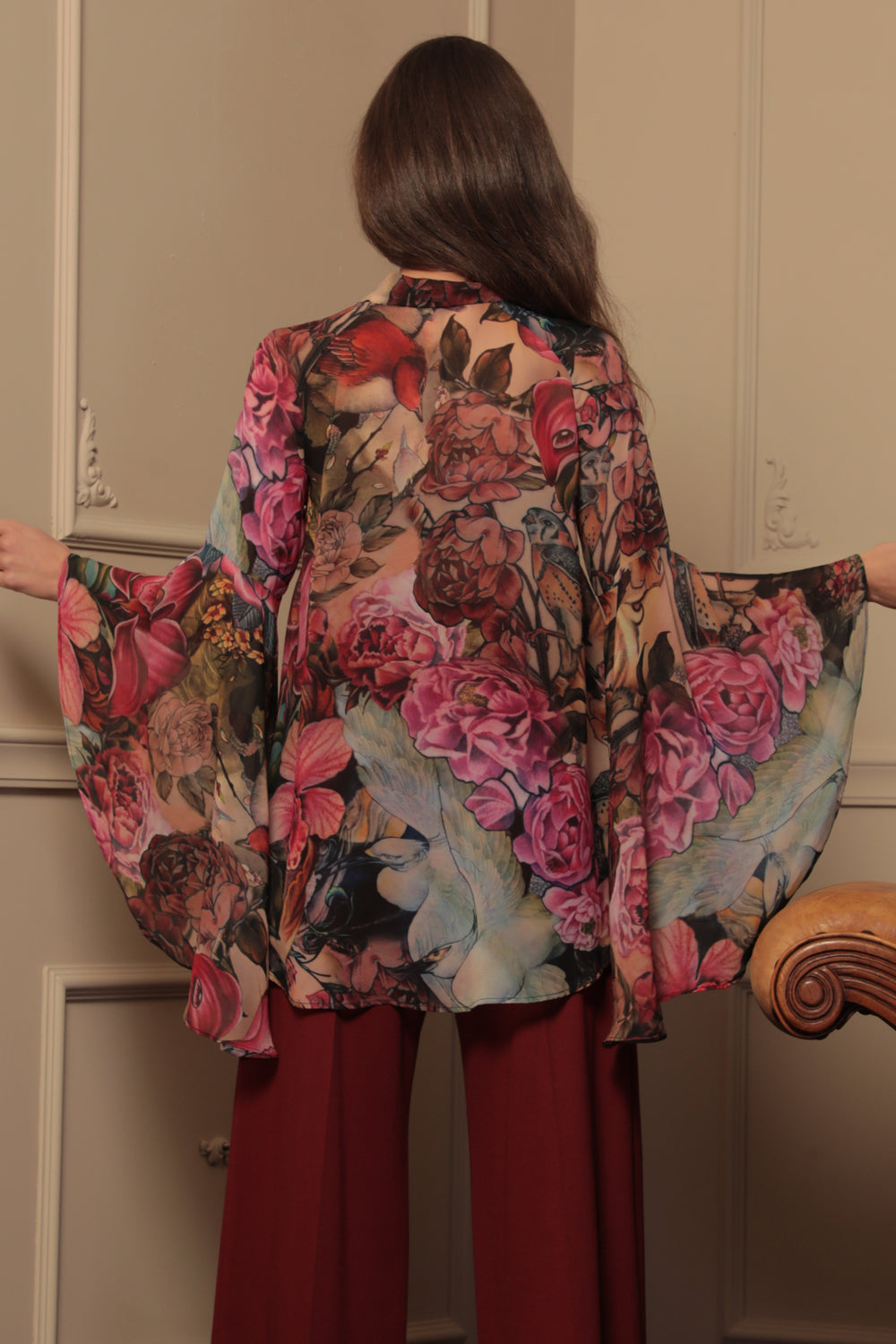 DESIGNER SHIRT WITH FLARED SLEEVES - TATTOO STAR