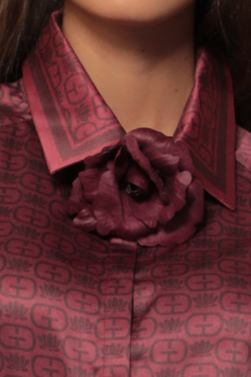 РИЗА С РЕГЛАН РЪКАВ - BURGUNDY LOGO