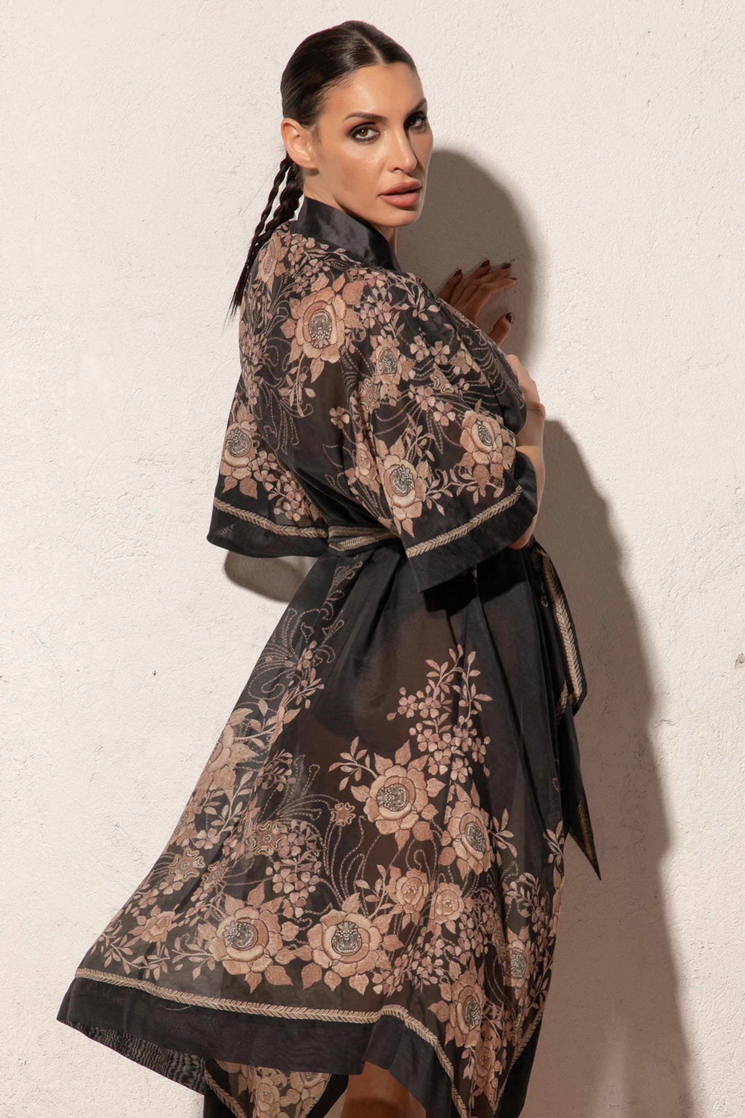 КИМОНО ОТ КОПРИНА И ПАМУК - GOLDEN ROSES