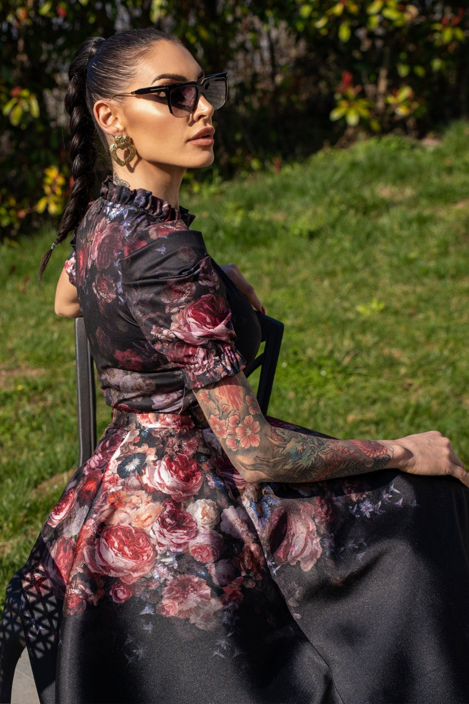 РАЗКРОЕНА ПОЛА - VINTAGE FLOWERS