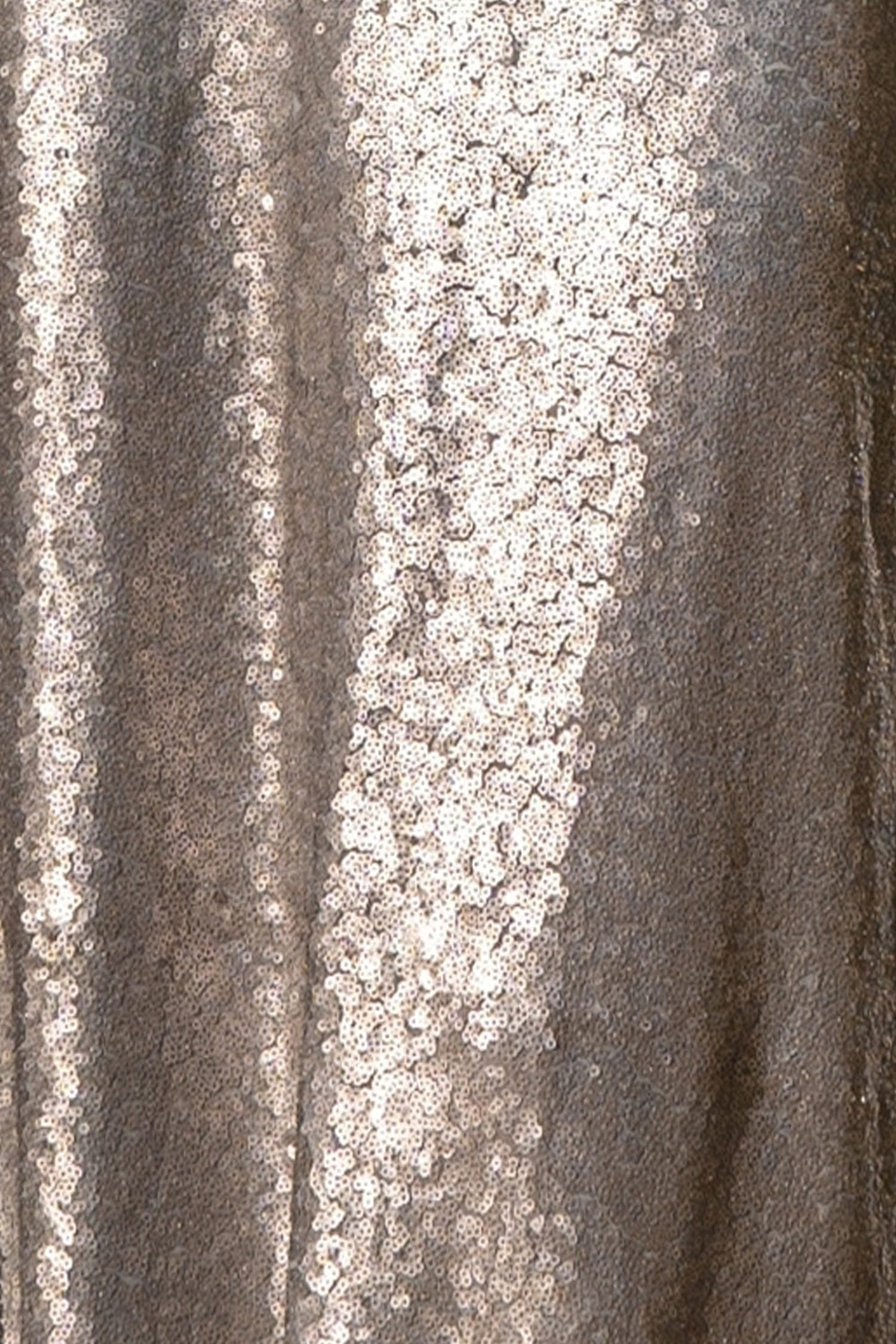 SILVER SEQUIN SLEEVELESS LONG DRESS - ESSENTIALS