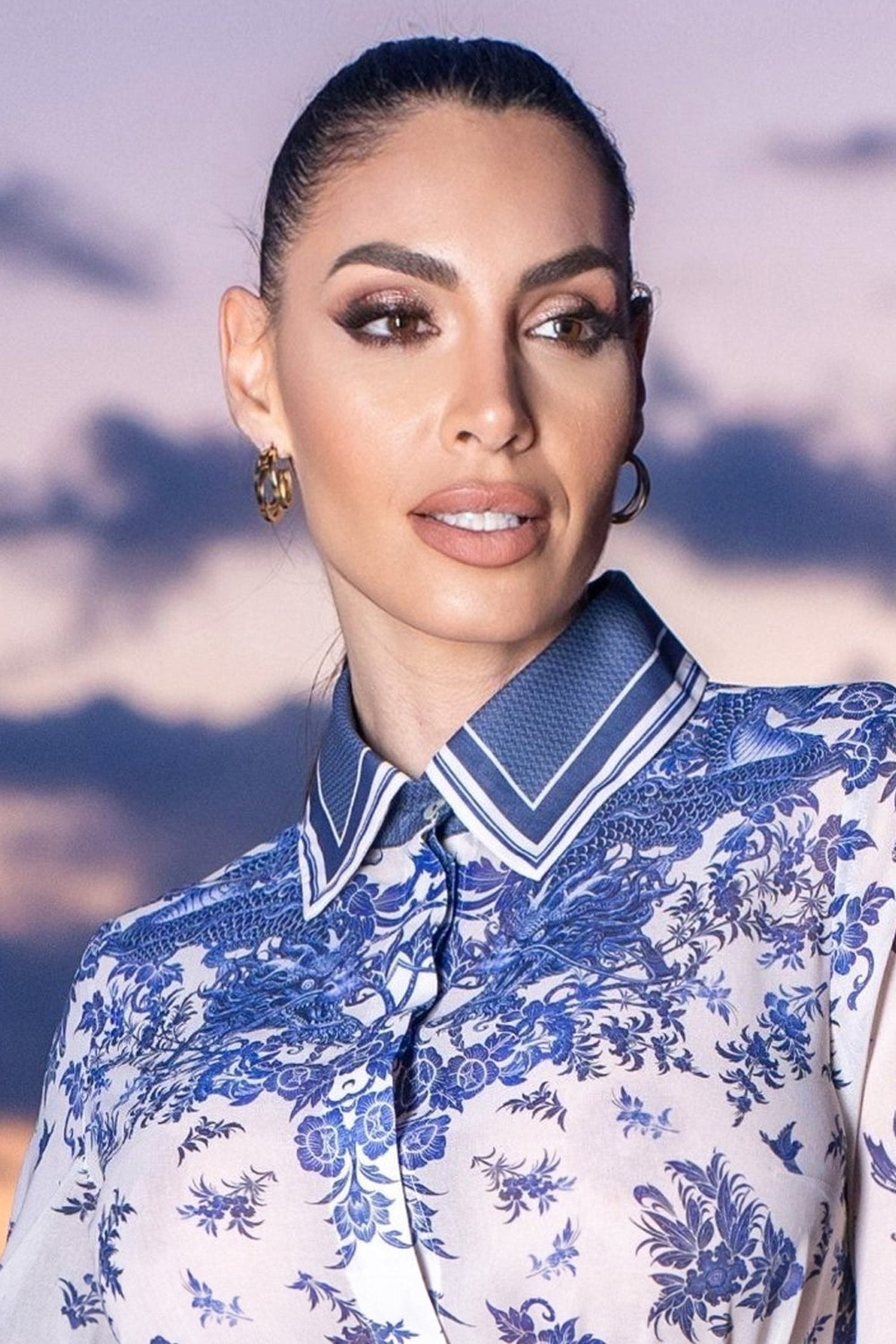 ДЪЛГА РИЗА ОТ ВИСКОЗА С КОПРИНА - ASIA SKY