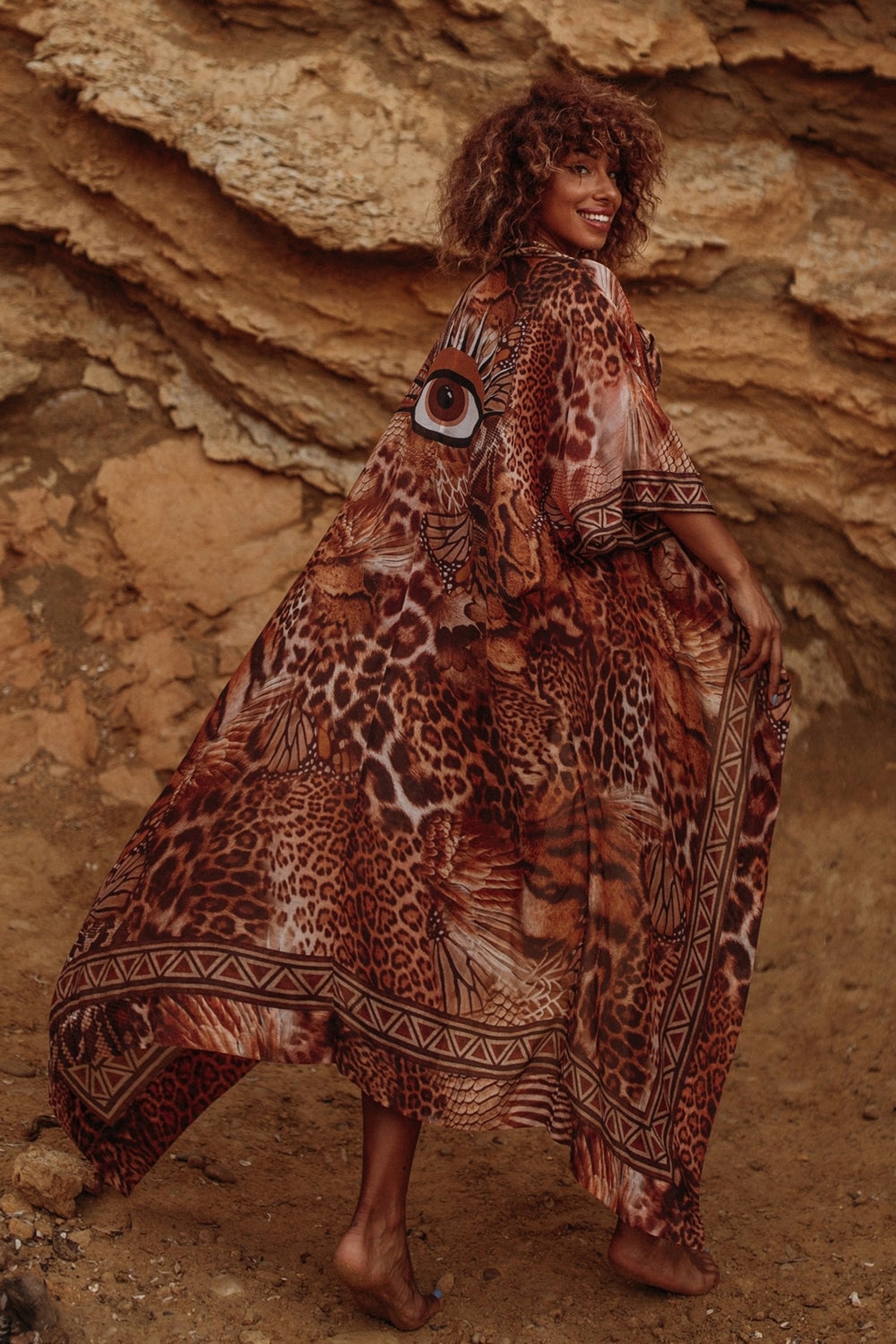 КИМОНО ОТ КОПРИНА И ПАМУК - LEO SAND