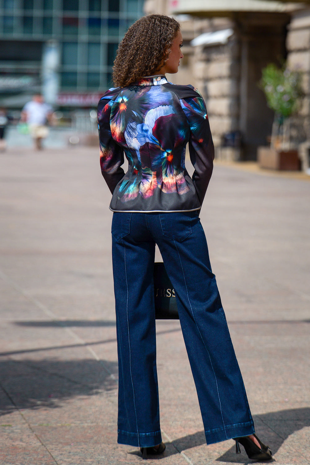 ВТАЛЕН БЛЕЙЗЕР ОТ СКУБА НЕОПРЕН С ЦИП - VIOLET