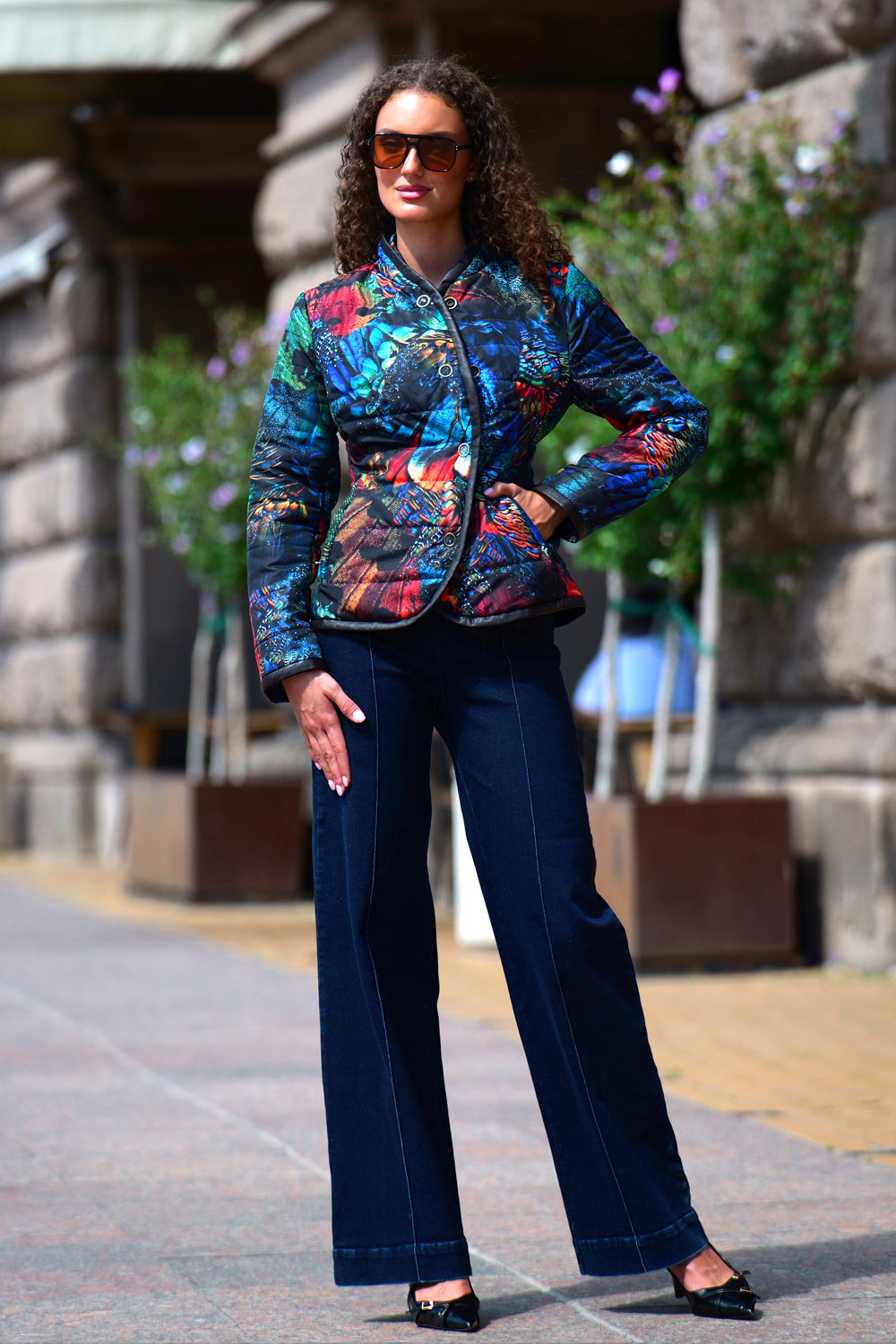 LIGHTLY COATED JACKET WITH QUILTED LINING - AMAZONIA