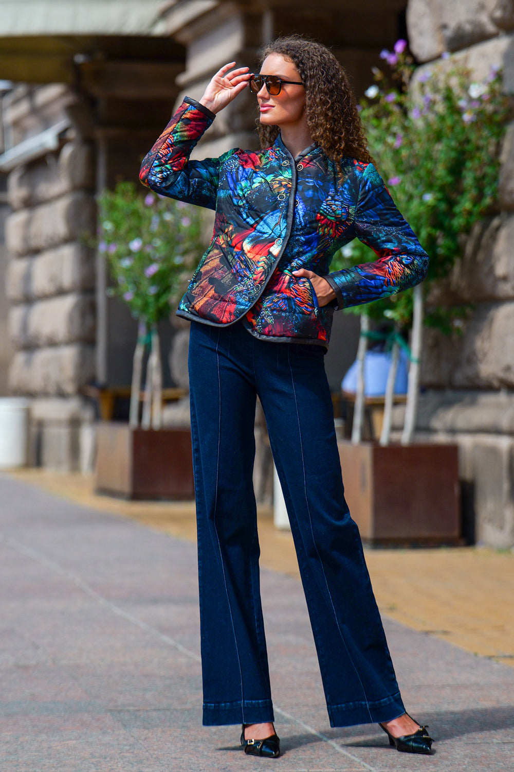 LIGHTLY COATED JACKET WITH QUILTED LINING - AMAZONIA
