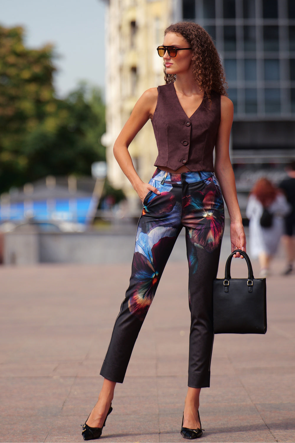 КЛАСИЧЕСКИ ПАНТАЛОН ОТ ВИСКОЗА - VIOLET