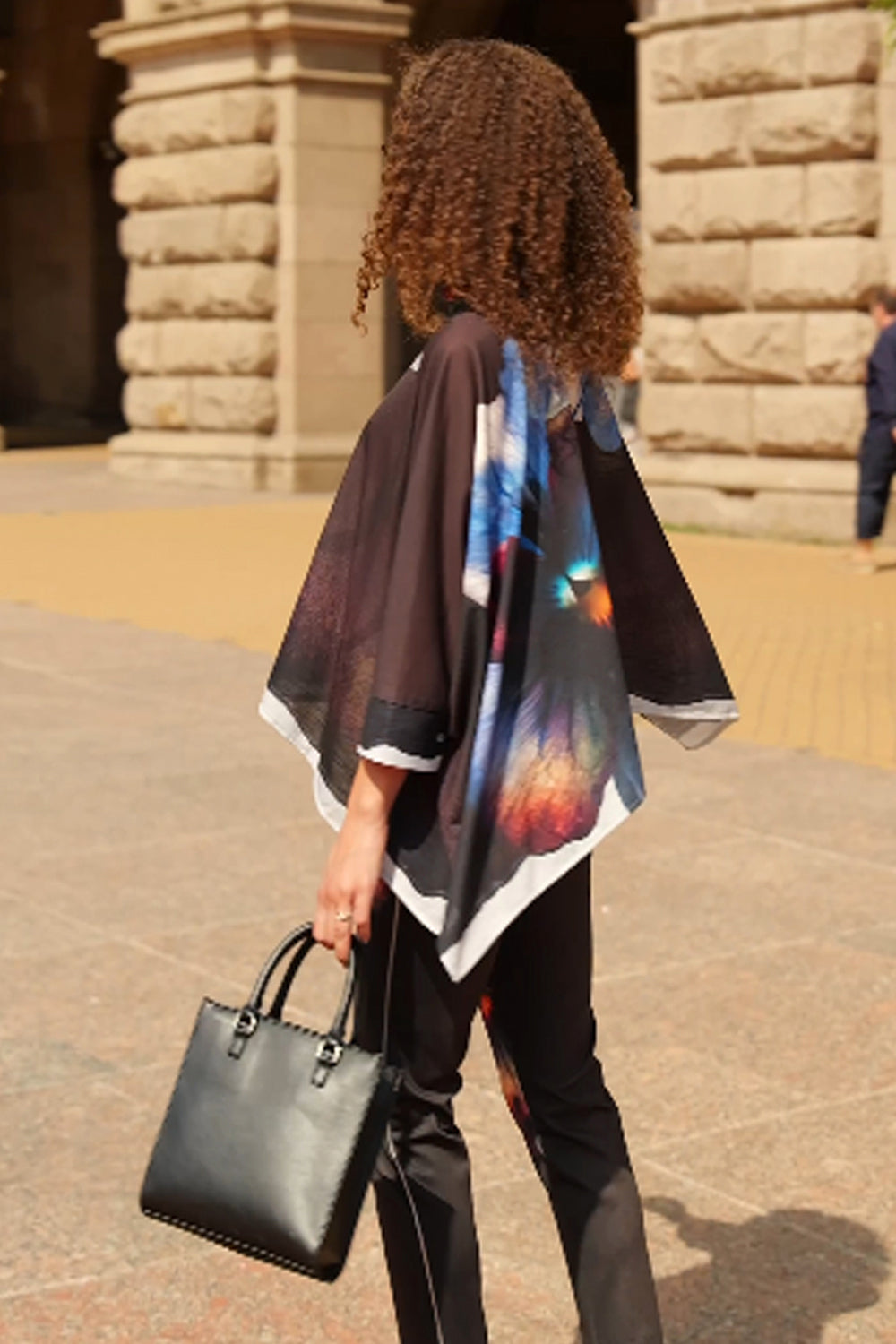 АСИМЕТРИЧНА КВАДРАТНА ТУНИКА - VIOLET