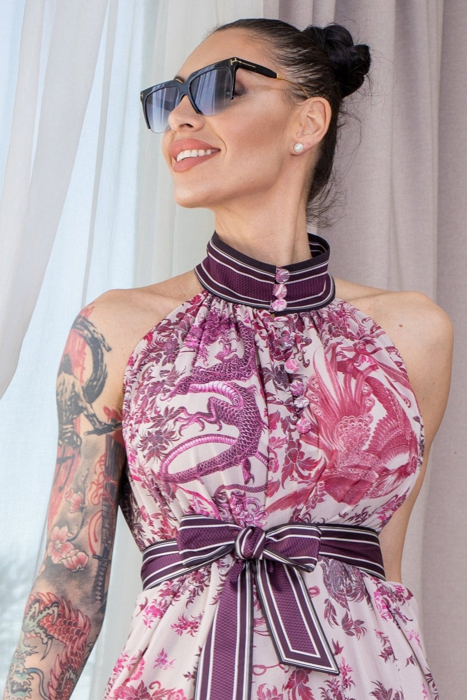 РОКЛЯ ОТ ШИФОН - ASIA BORDEAUX