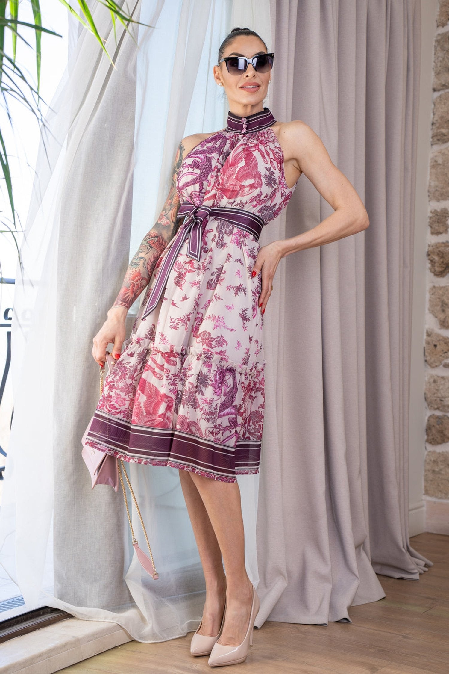 РОКЛЯ ОТ ШИФОН - ASIA BORDEAUX