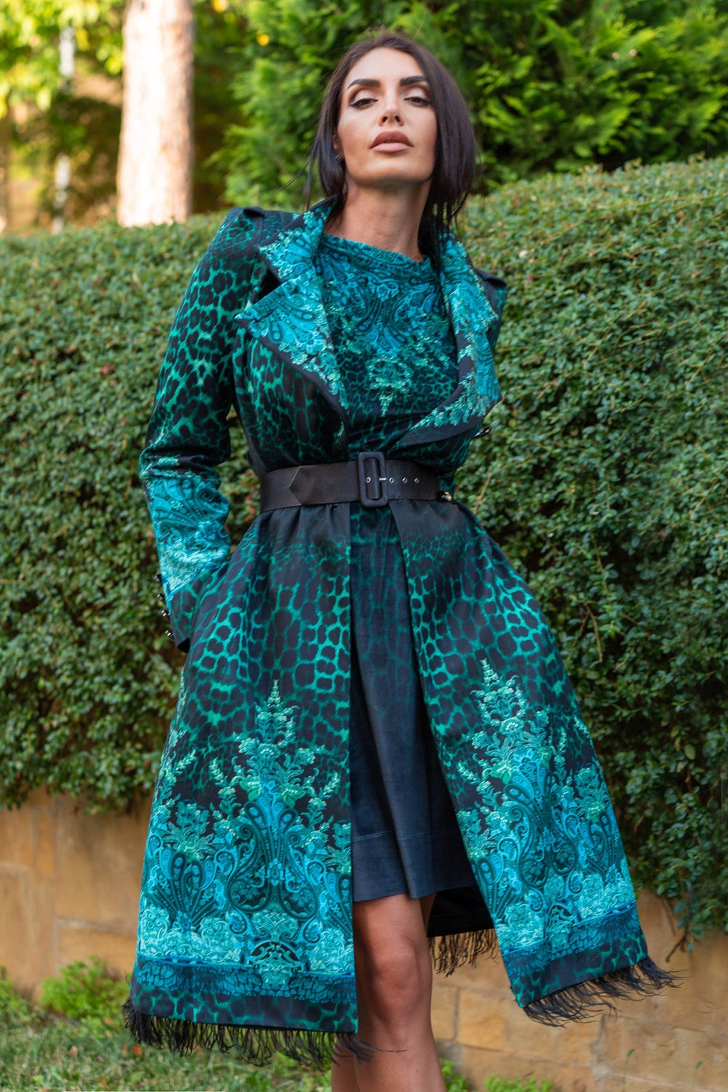 COAT - LEO NEON GREEN JIORO МАНТО - LEO NEON GREEN JIORO