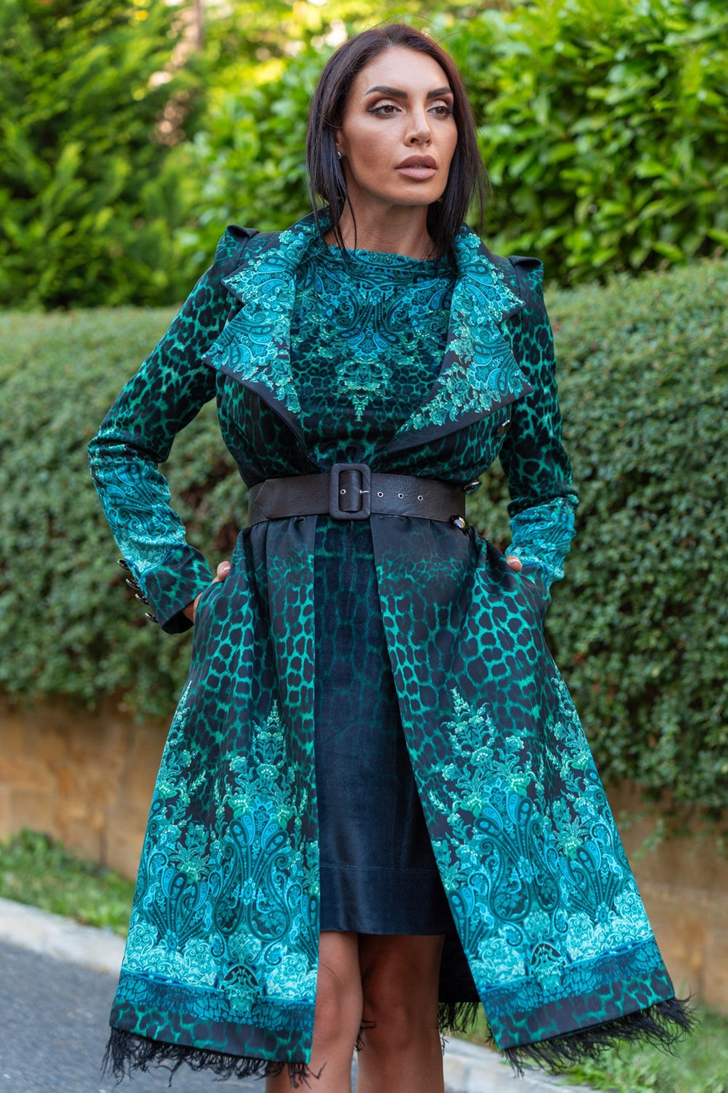 COAT - LEO NEON GREEN JIORO МАНТО - LEO NEON GREEN JIORO