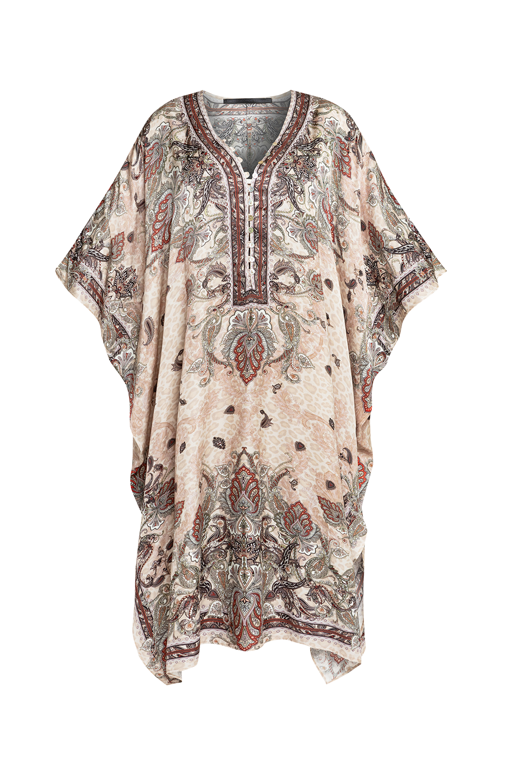 КАФТАН ОТ ВИСКОЗА - PAISLEY BEIGE