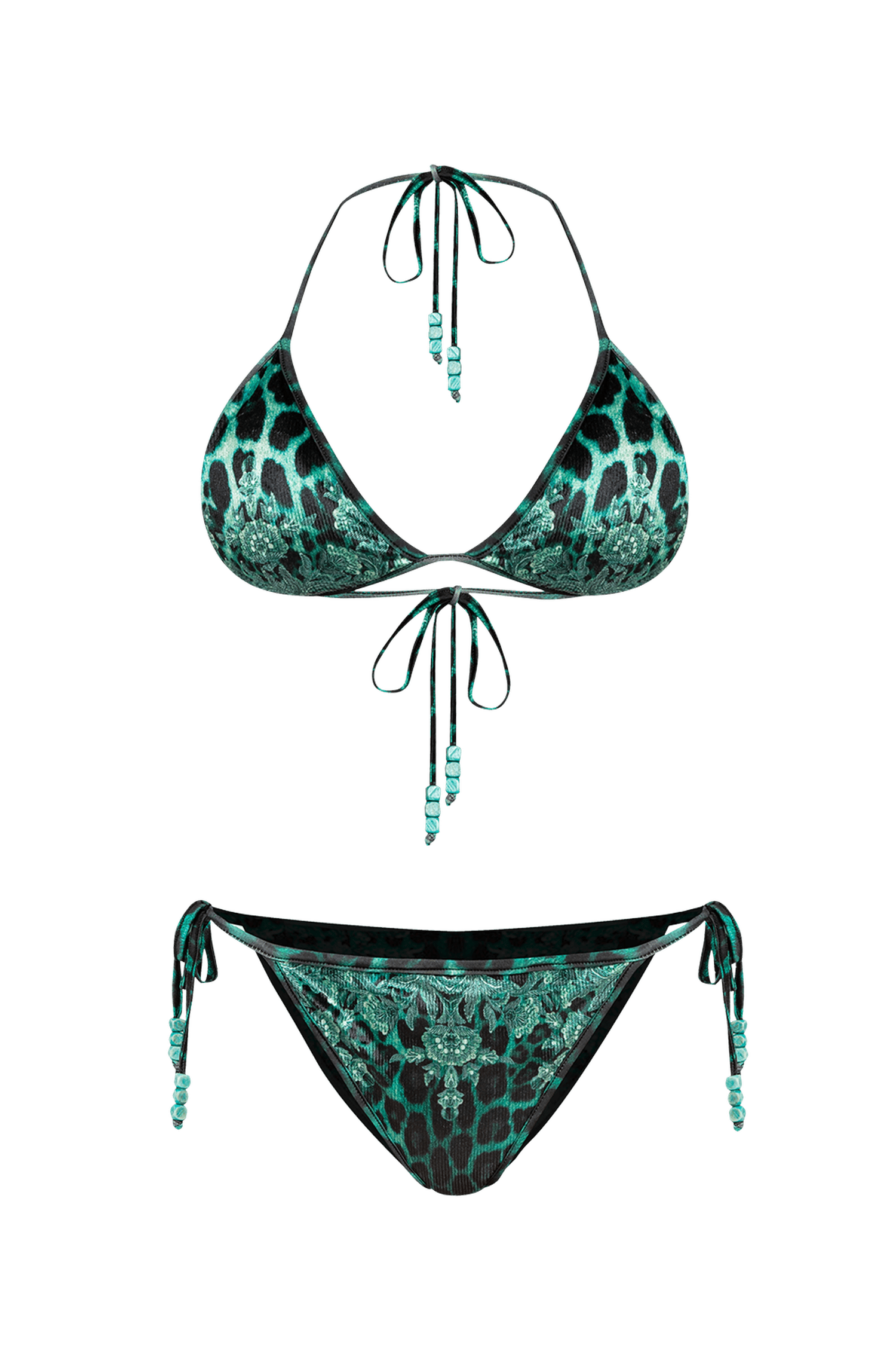 ДОЛНИЩЕ ТИП БИКИНИ ОТ КАДИФЕ - LEO NEON GREEN