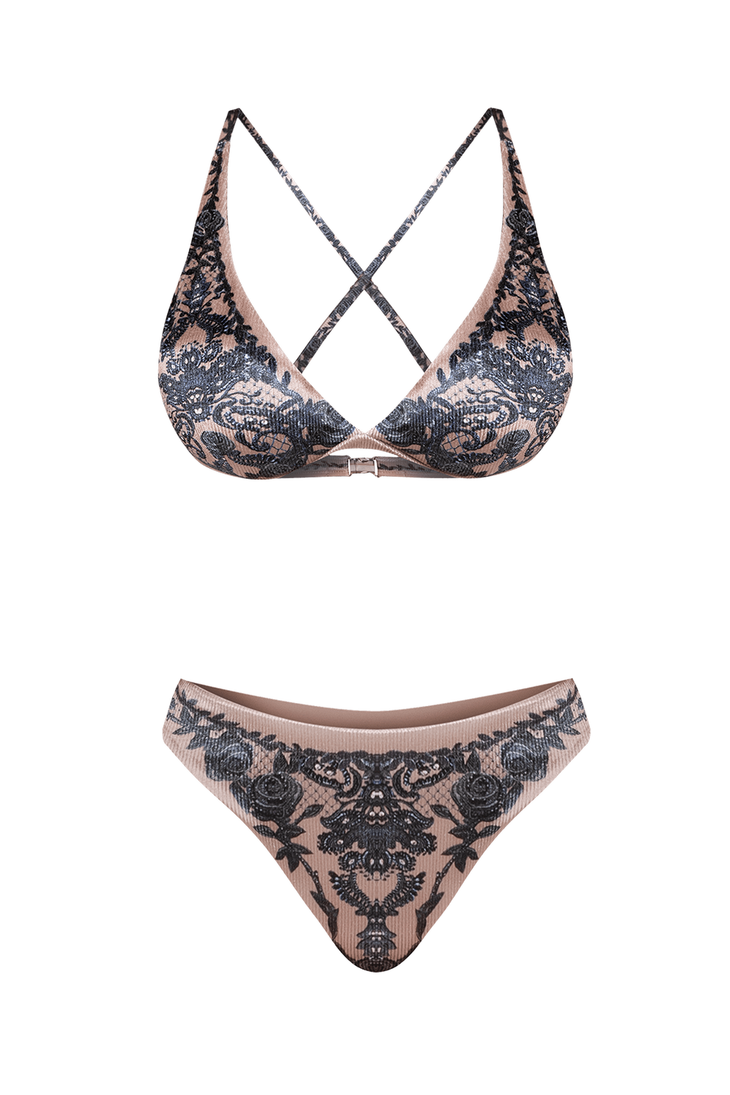 ДОЛНИЩЕ ОТ КАДИФЕ РИПС ТИП БИКИНИ - GRAFFITI POWDER