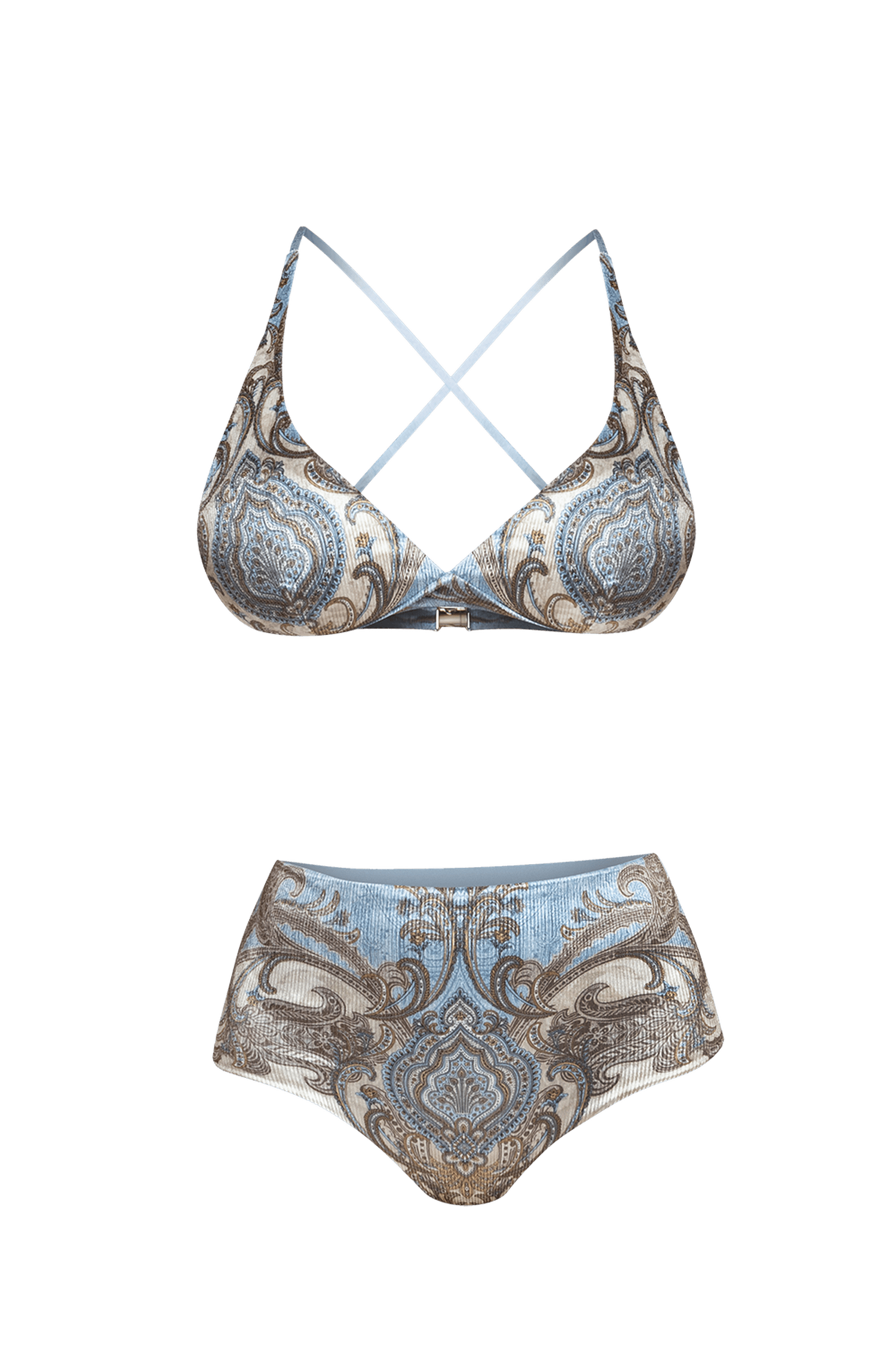 ГОРНИЩЕ ТИП ТРИЪГЪЛНИК ОТ КАДИФЕ РИПС - PAISLEY SKY