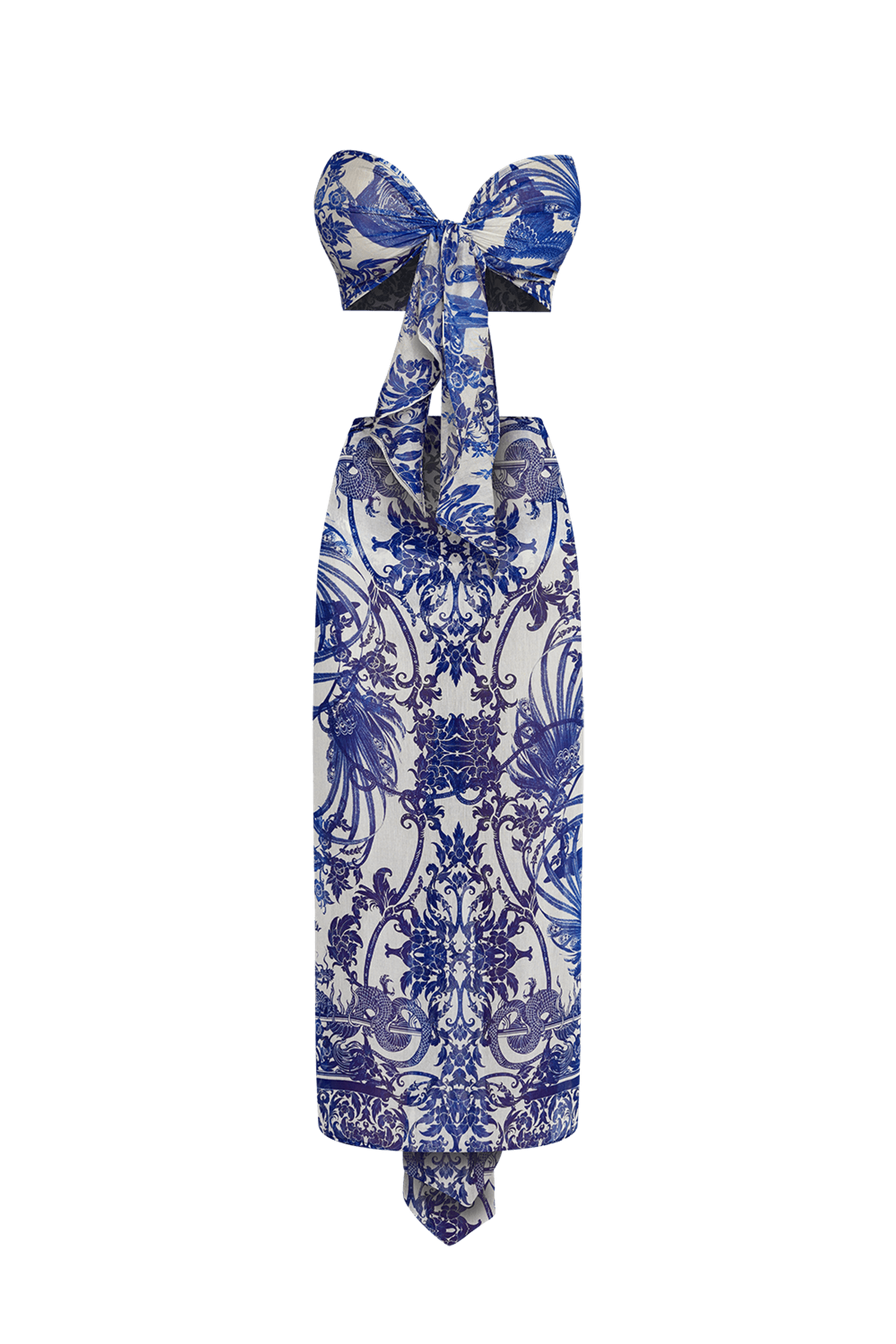 СЕТ ПАРЕО И ШАЛ ОТ ПАМУК КОПРИНА - ASIA SKY