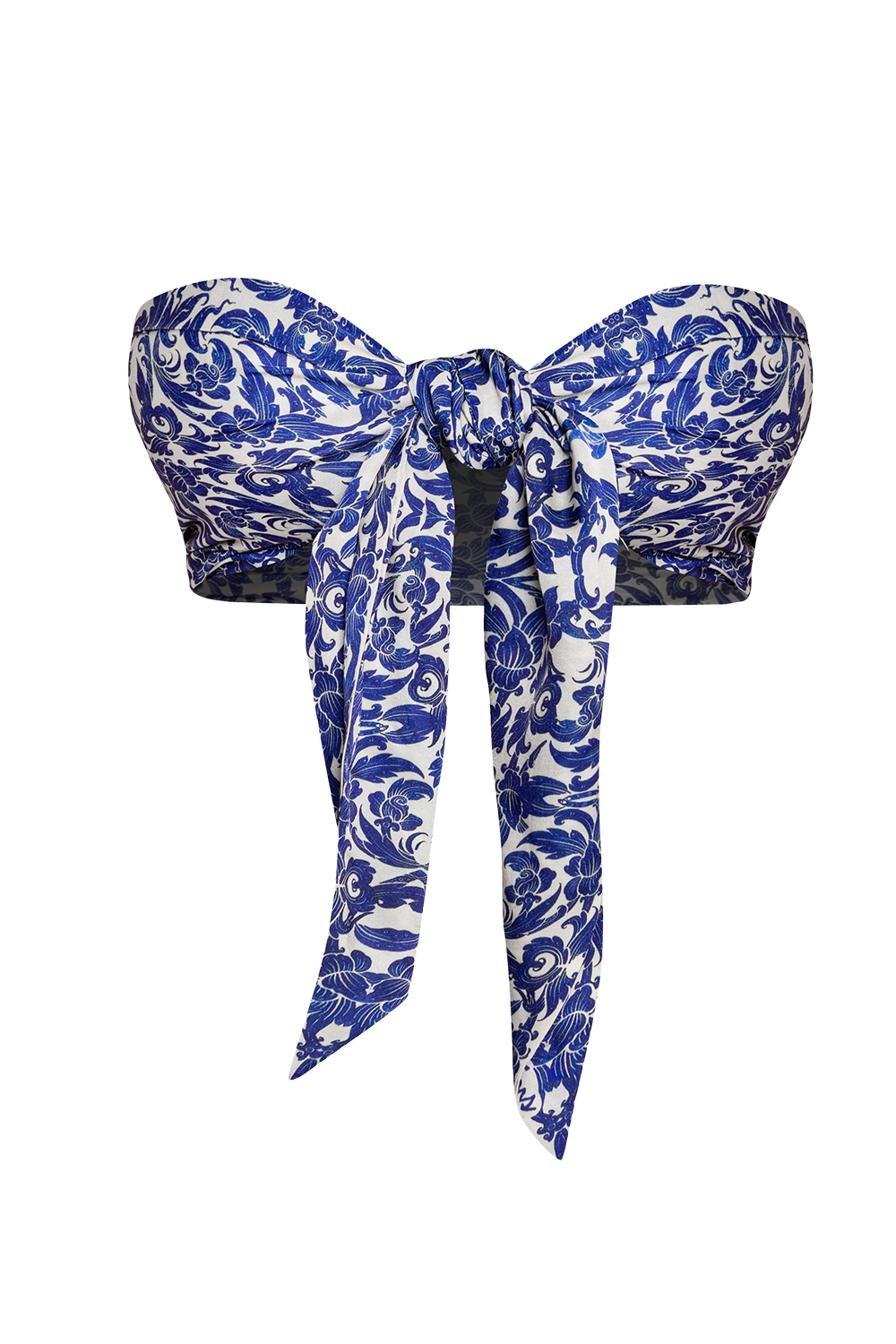 LOOSE PANTS AND VISCOSE SCARF SET - ASIA SKY