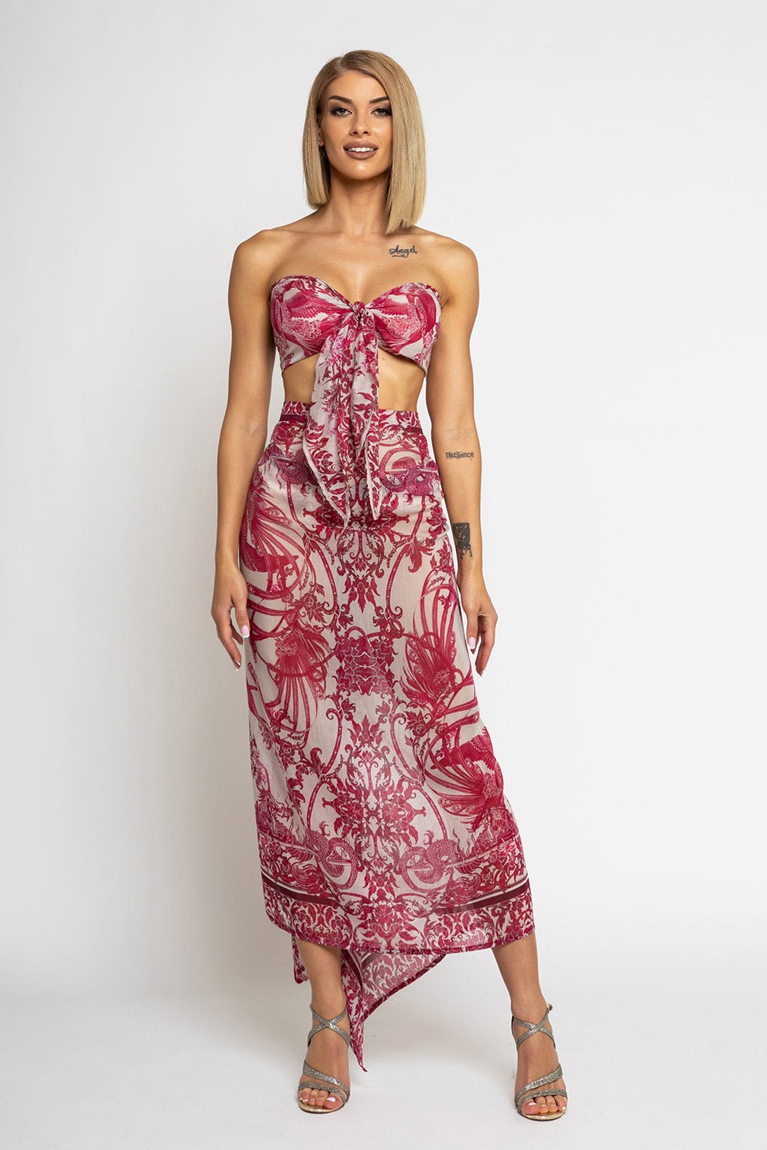 СЕТ ПАРЕО И ШАЛ ОТ ПАМУК КОПРИНА - ASIA BORDEAUX