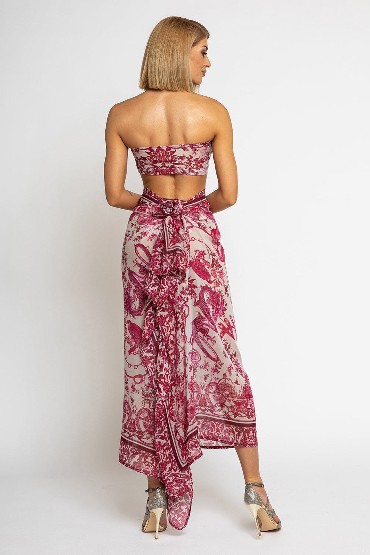 СЕТ ПАРЕО И ШАЛ ОТ ПАМУК КОПРИНА - ASIA BORDEAUX