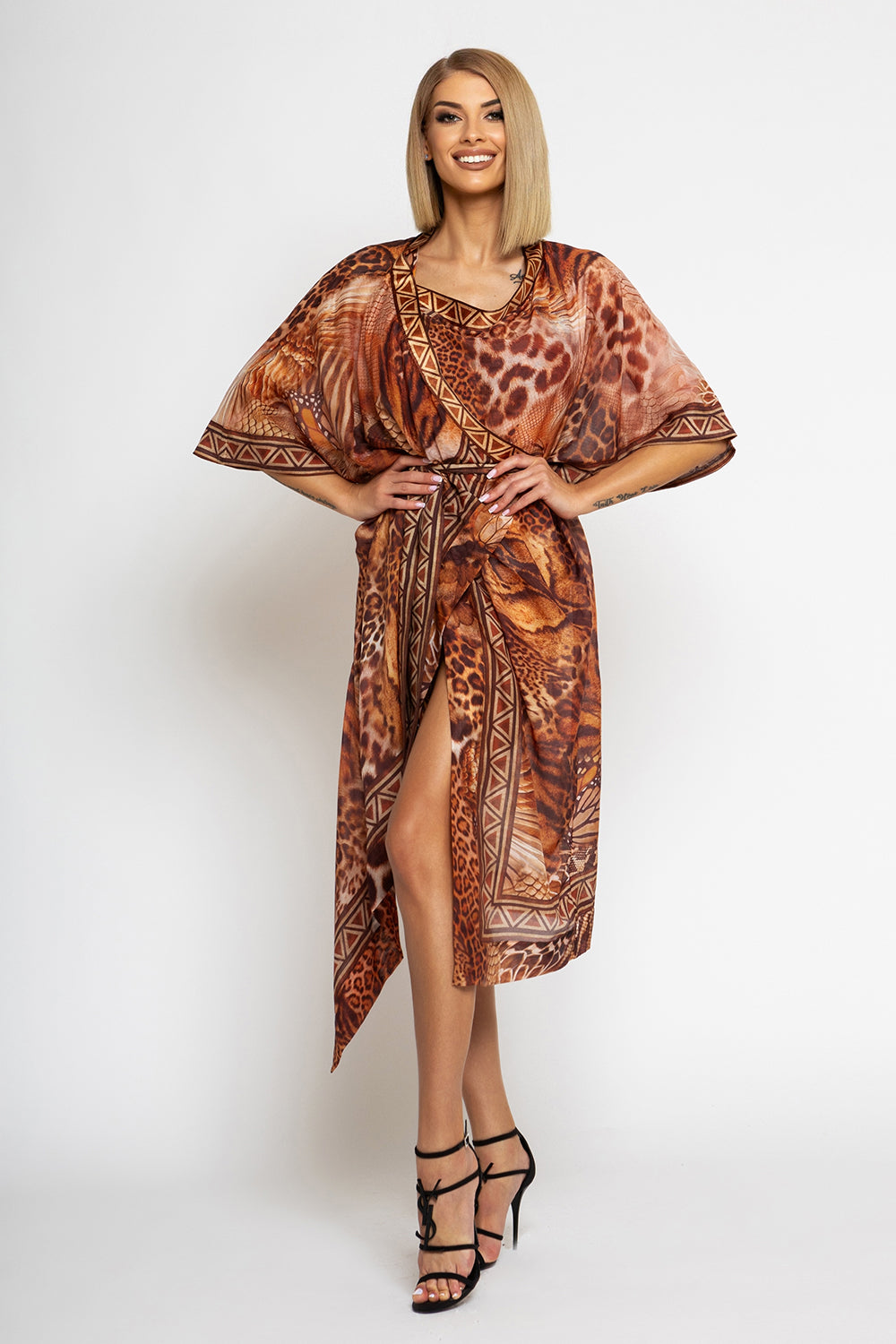 SILK COTTON KIMONO - LEO SAND JIORO КИМОНО ОТ КОПРИНА И ПАМУК - LEO SAND JIORO
