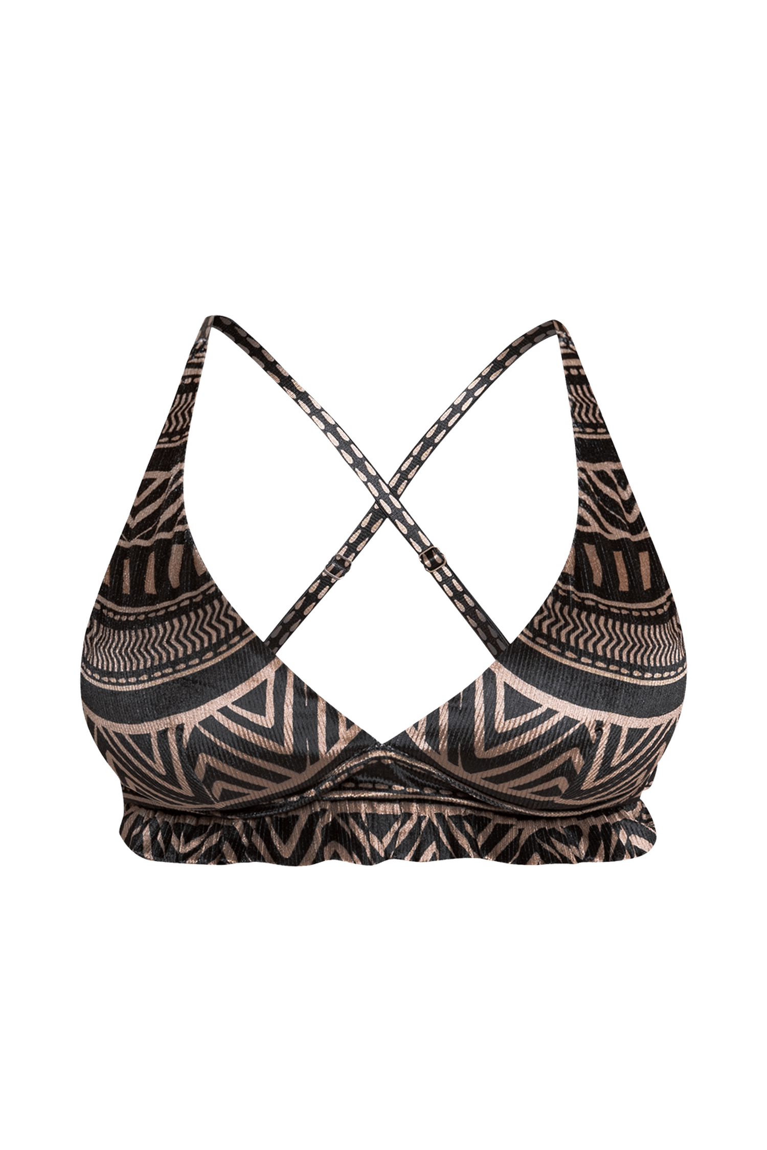 TRIANGLE-STYLE TOP IN VELVET - TRIBAL JIORO ГОРНИЩЕ ТИП ТРИЪГЪЛНИК ОТ КАДИФЕ - TRIBAL JIORO