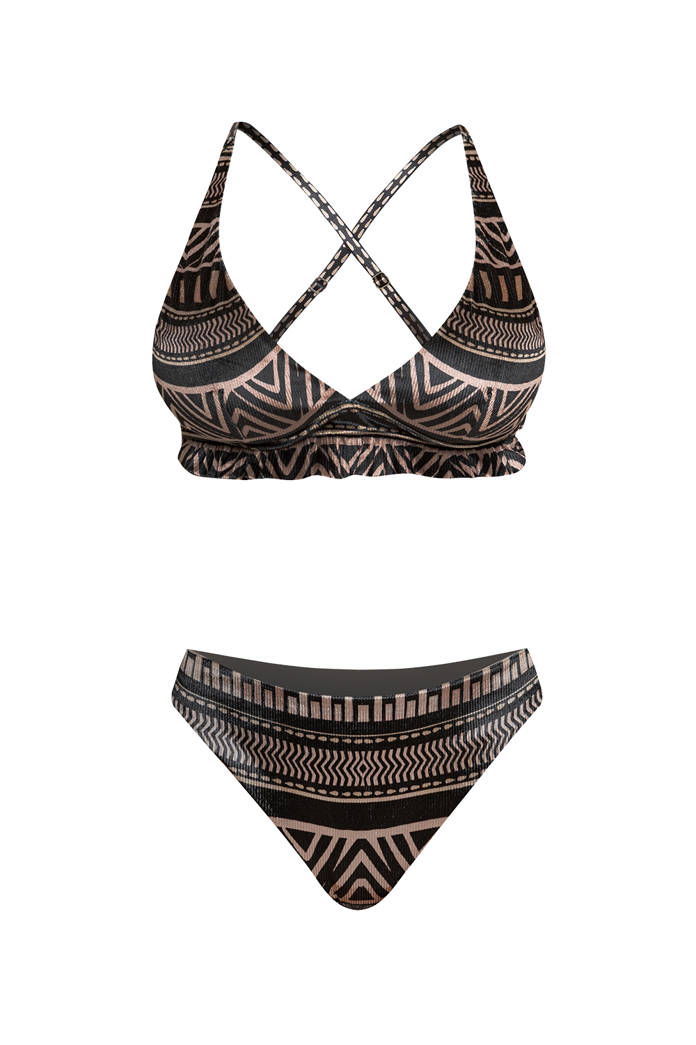 ГОРНИЩЕ ТИП ТРИЪГЪЛНИК ОТ КАДИФЕ - TRIBAL