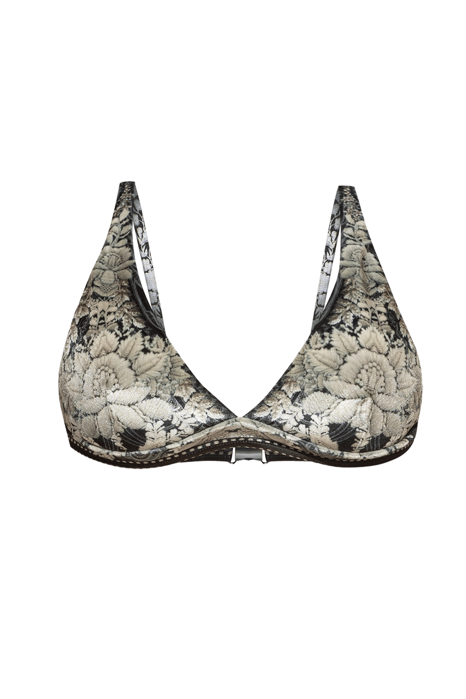 TRIANGLE VELVET BIKINI TOP – FROZEN LOTUS JIORO ГОРНИЩЕ ТИП ТРИЪГЪЛНИК ОТ КАДИФЕ - FROZEN LOTUS JIORO