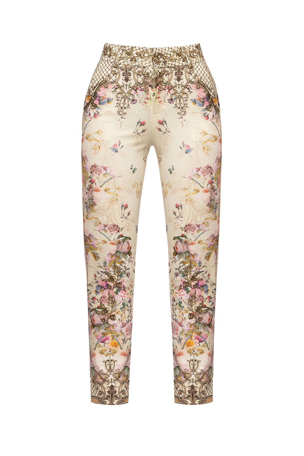 КЛАСИЧЕСКИ  ПАНТАЛОН -  BAROQUE FLOWERS