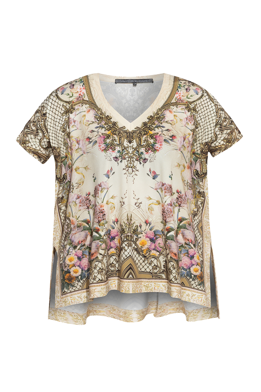 СВОБОДЕН ТОП -  BAROQUE FLOWERS