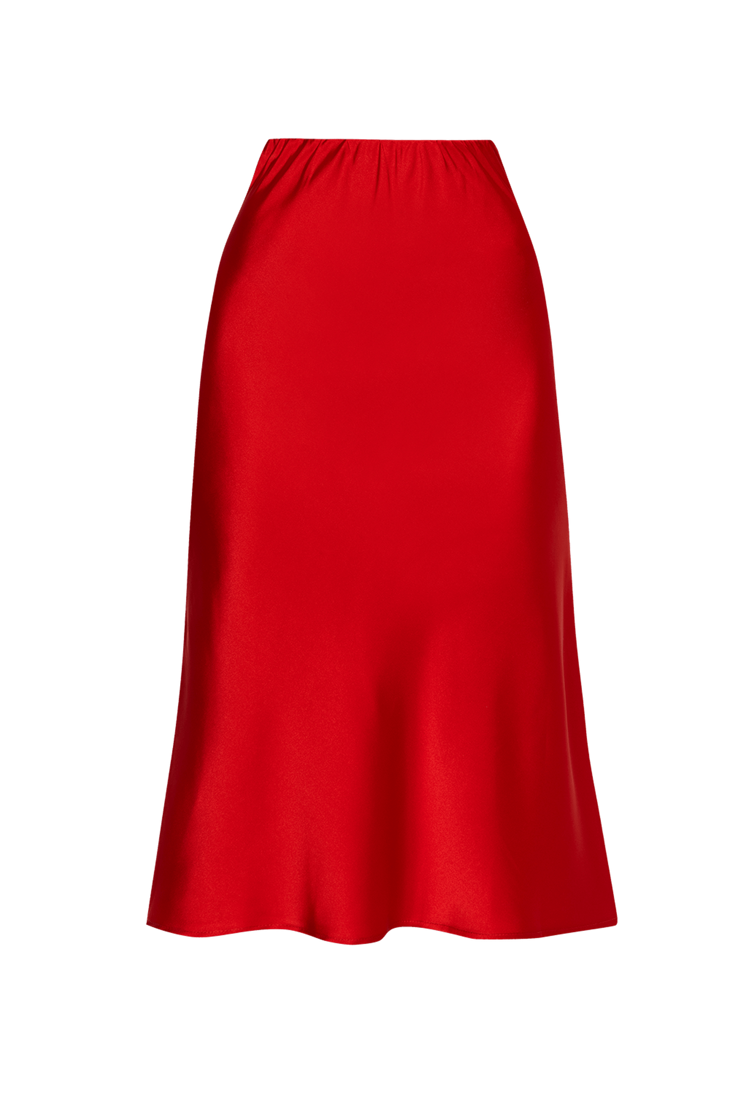 ПОЛА ОТ АЦЕТАТНА КОПРИНА В ЧЕРВЕНО - ESSENTIALS