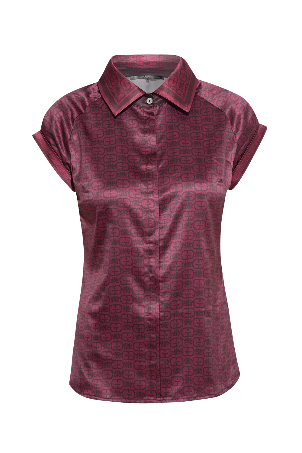 РИЗА С РЕГЛАН РЪКАВ - BURGUNDY LOGO