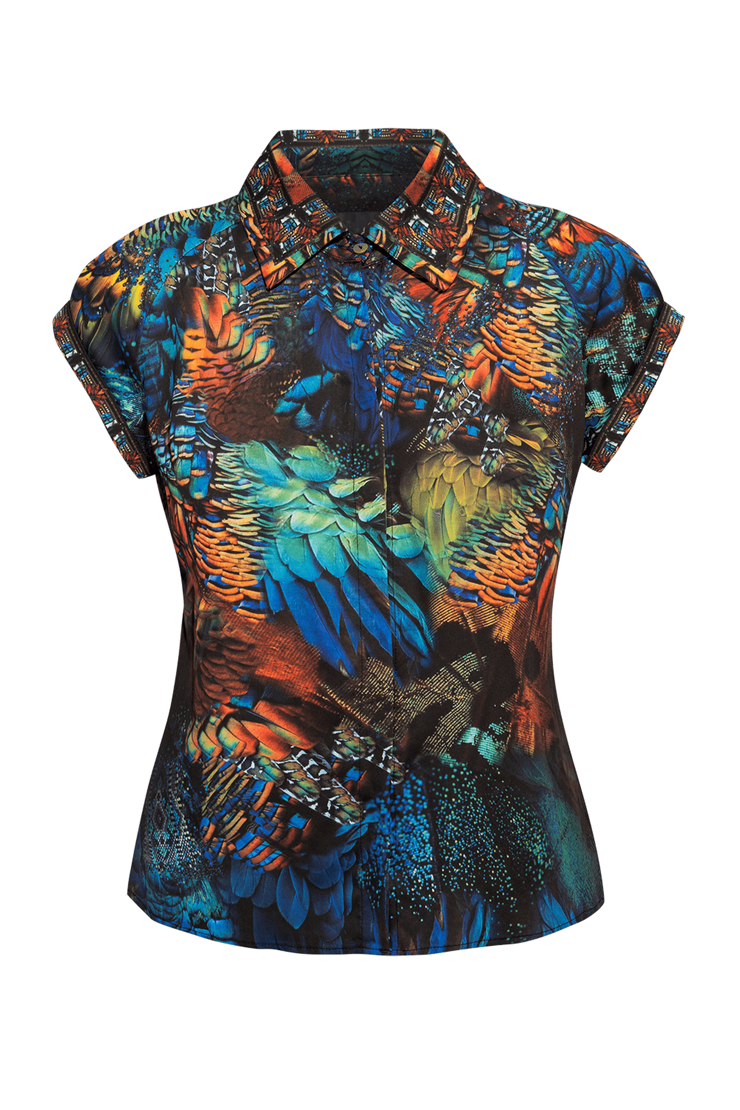 VISCOSE RAGLAN SLEEVE SHIRT - AMAZONIA JIORO РИЗА С РЕГЛАН РЪКАВ ОТ ВИСКОЗА - AMAZONIA JIORO