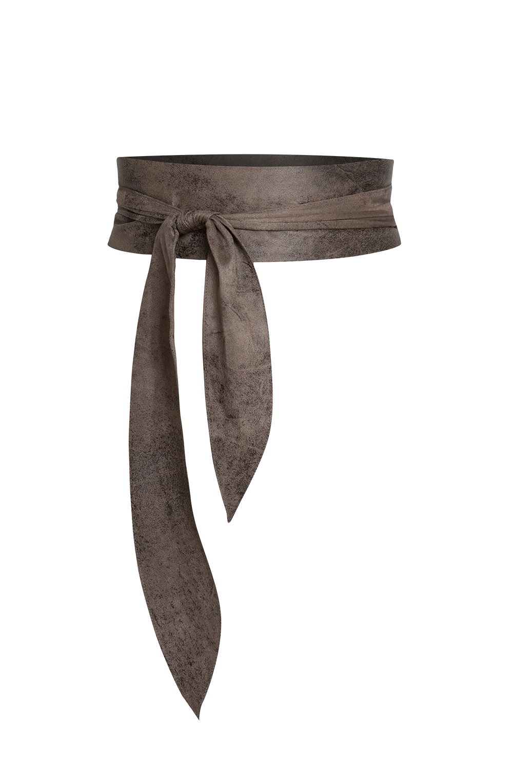 WRAP-STYLE BELT SUEDE-LIKE IN MOCHA - ESSENTIALS - JIORO КОЛАН ОТ ВЕЛУР В ЦВЯТ МОКА - ESSENTIALS JIORO