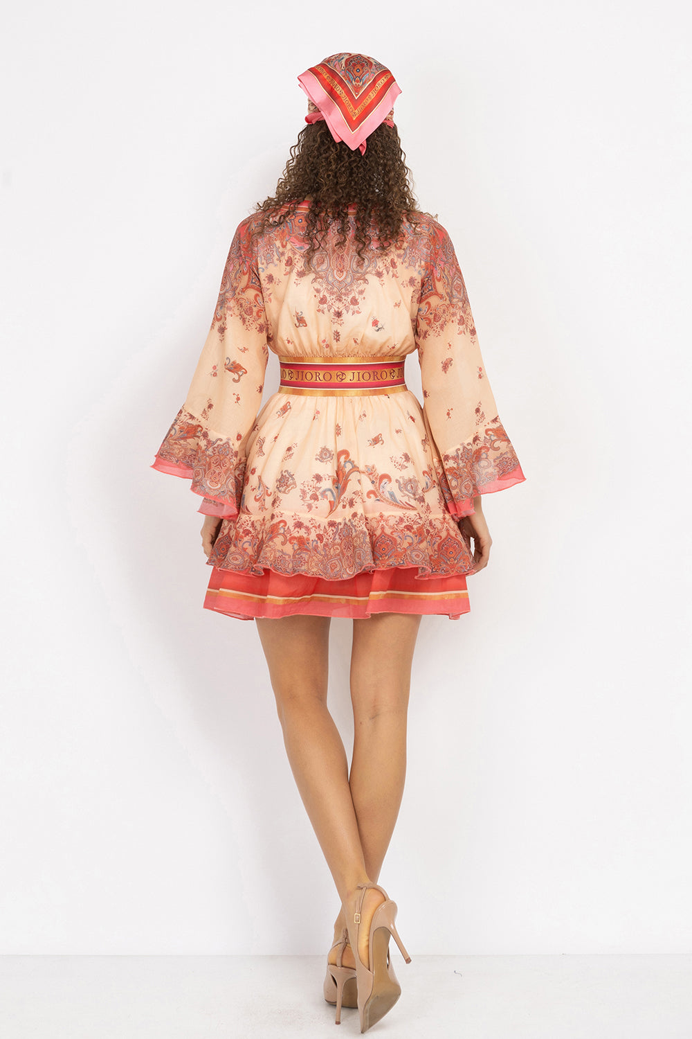 WIDE ELASTIC BELT WITH ZIPPER - PAISLEY POPPY JIORO ШИРОК ЛАСТИЧЕН КОЛАН С ЦИП - PAISLEY POPPY JIORO