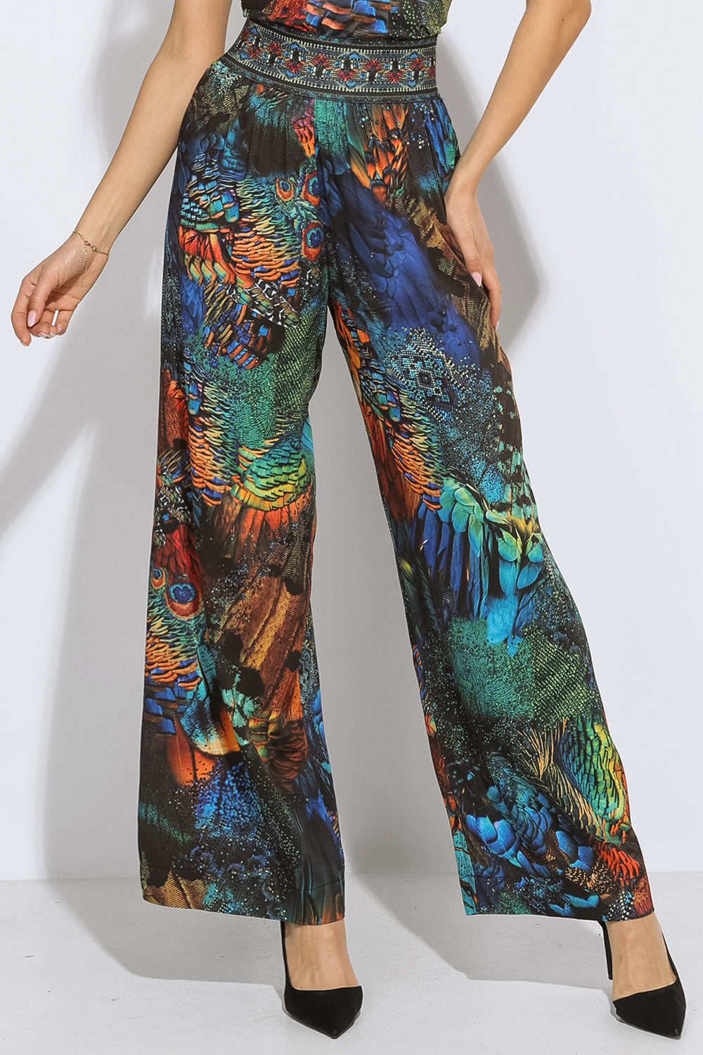 LOOSE VISCOSE PANTS - AMAZONIA