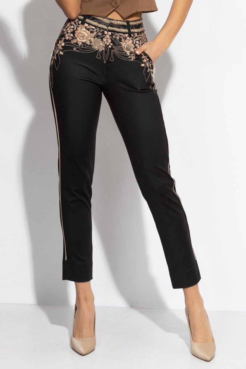 CLASSIC PANTS - GOLDEN ROSES